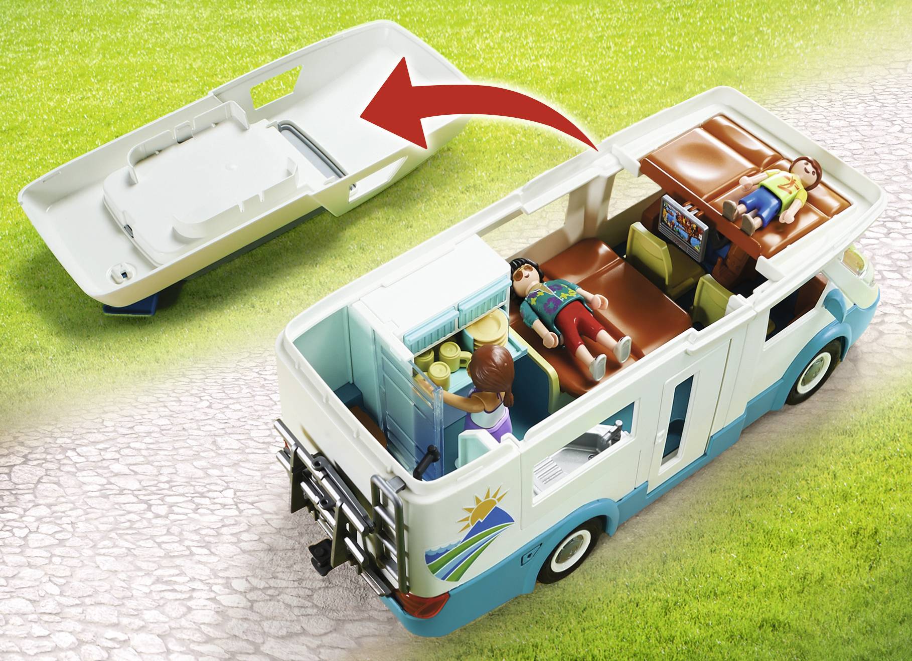 Playmobil® Freizeit Familien-Wohnmobil 70088