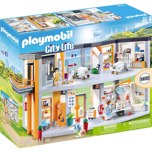 Playmobil® City Life Großes Krankenhaus mit Einrichtung 70190
