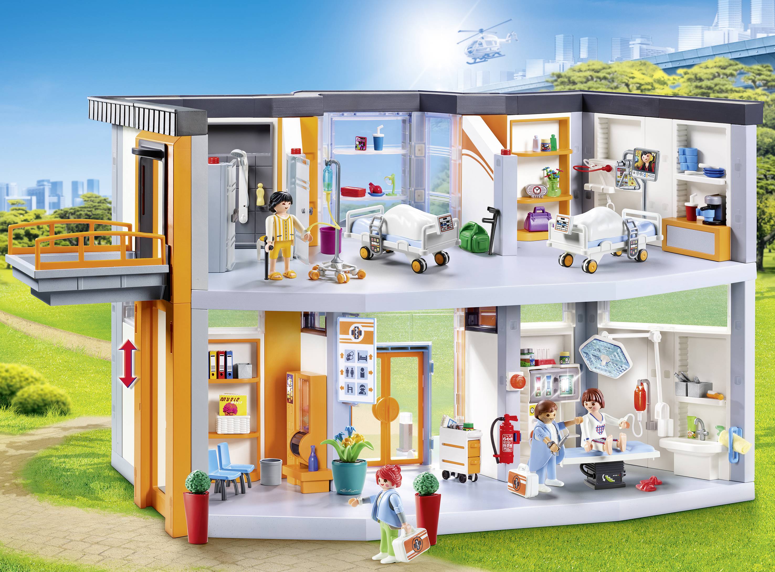Playmobil® City Life Großes Krankenhaus mit Einrichtung 70190