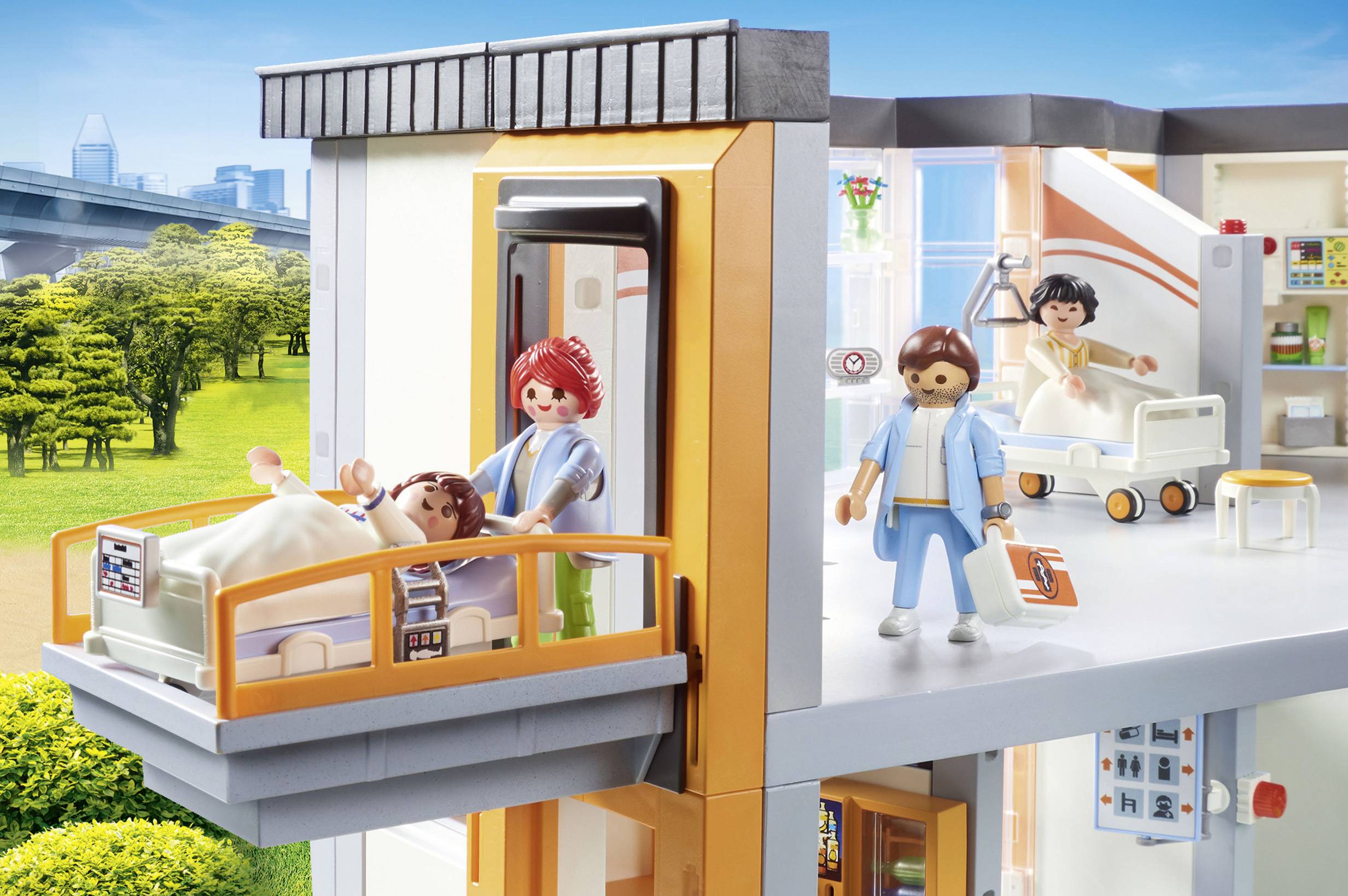 Playmobil® City Life Großes Krankenhaus mit Einrichtung 70190