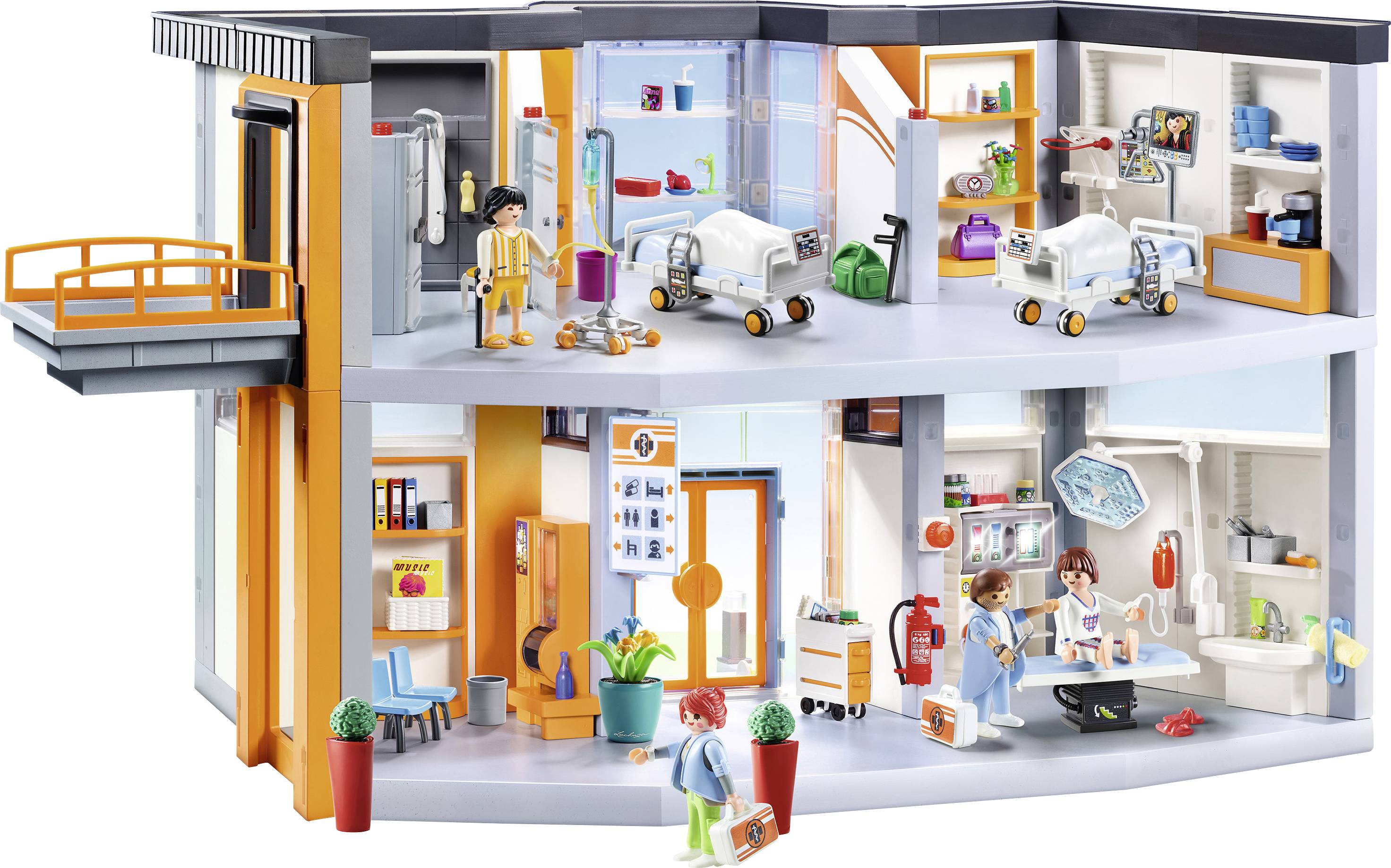 Playmobil® City Life Großes Krankenhaus mit Einrichtung 70190
