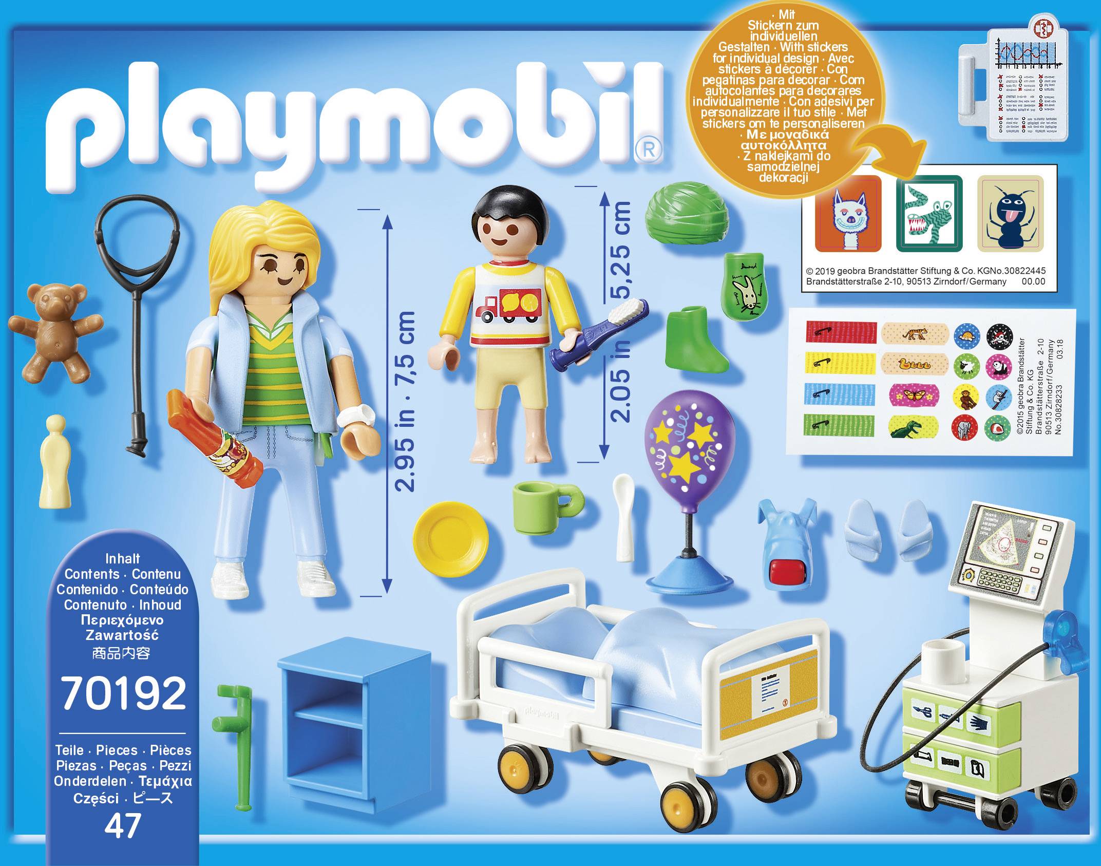 Playmobil® City Life Kinderkrankenzimmer 70192