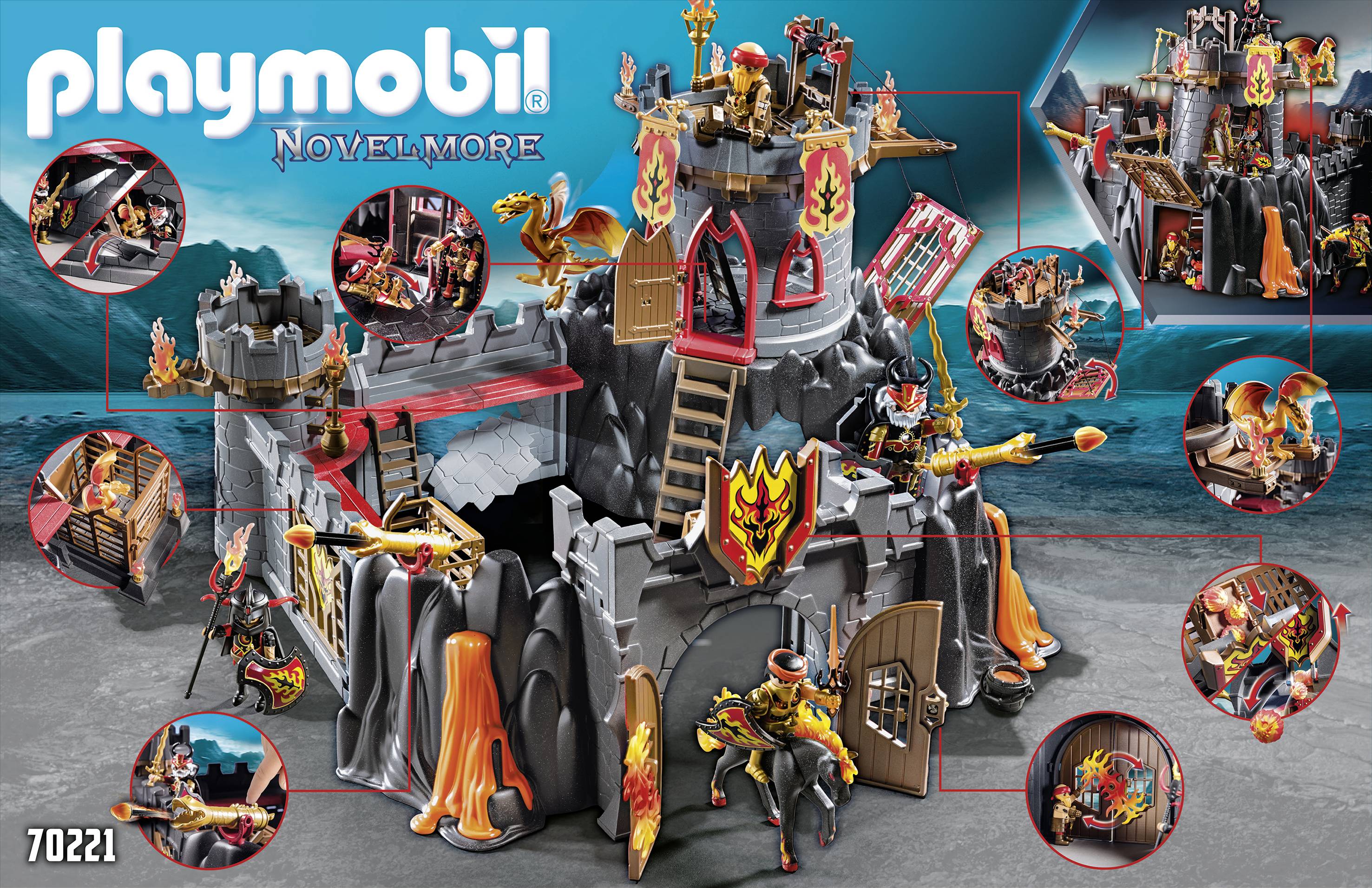 PLAYMOBIL Novelmore Burnham Raiders Fortress (70221) main image 1