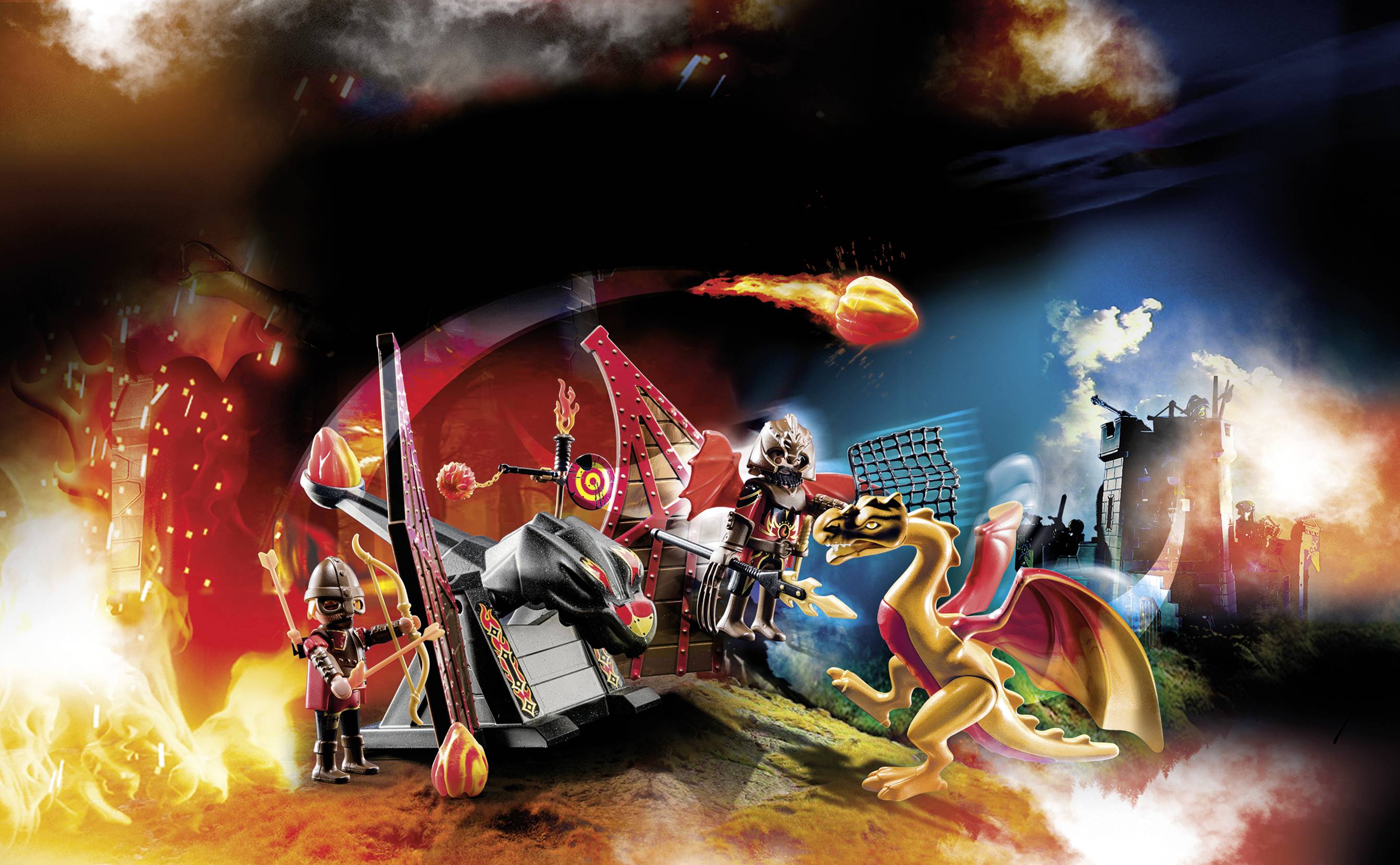 Playmobil® Novelmore Burnham Raiders Kampftraining des Drachen 70226