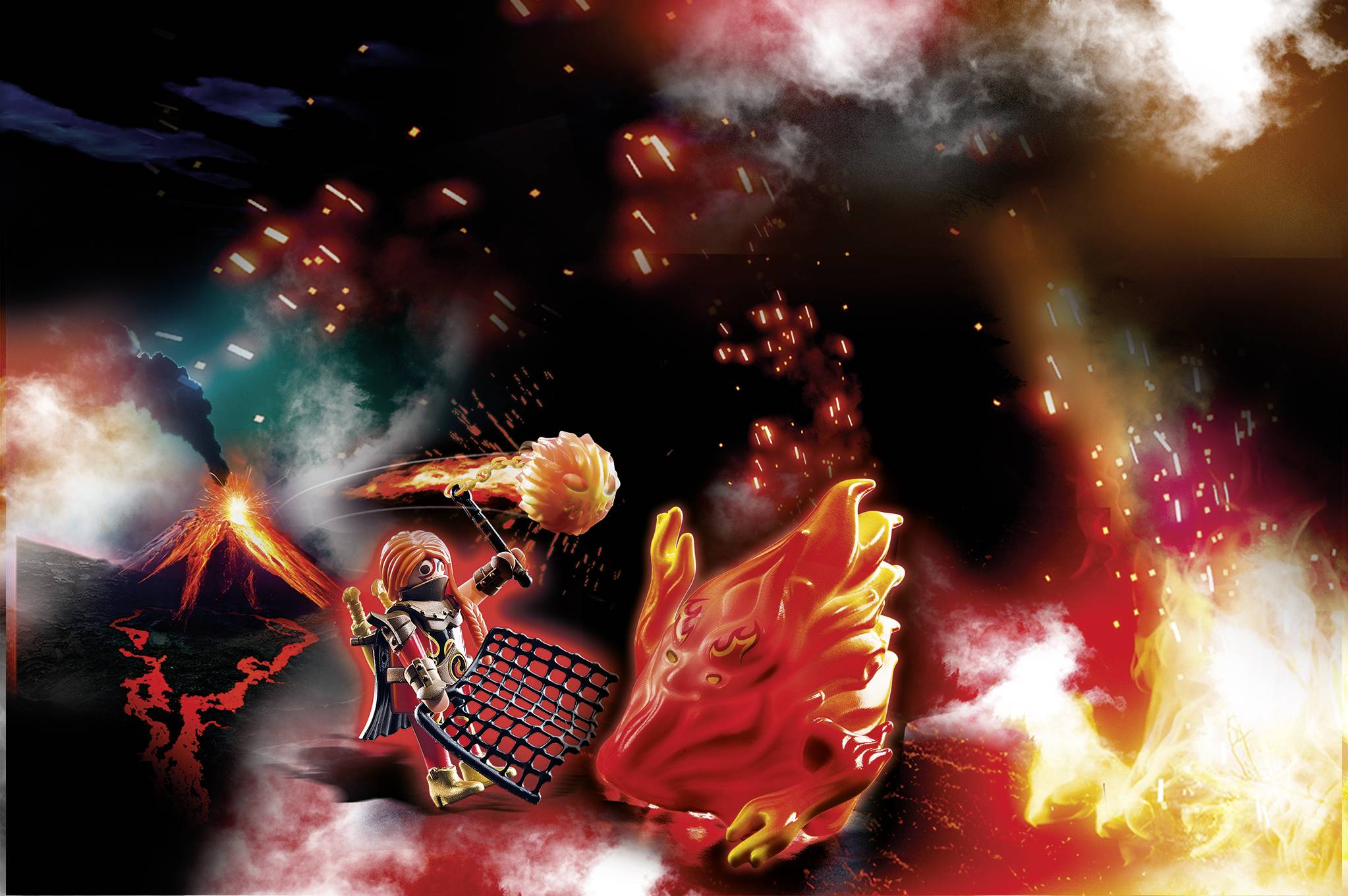 Playmobil® Novelmore Burnham Raiders Feuergeist und die Hüterin des Feuers 70227