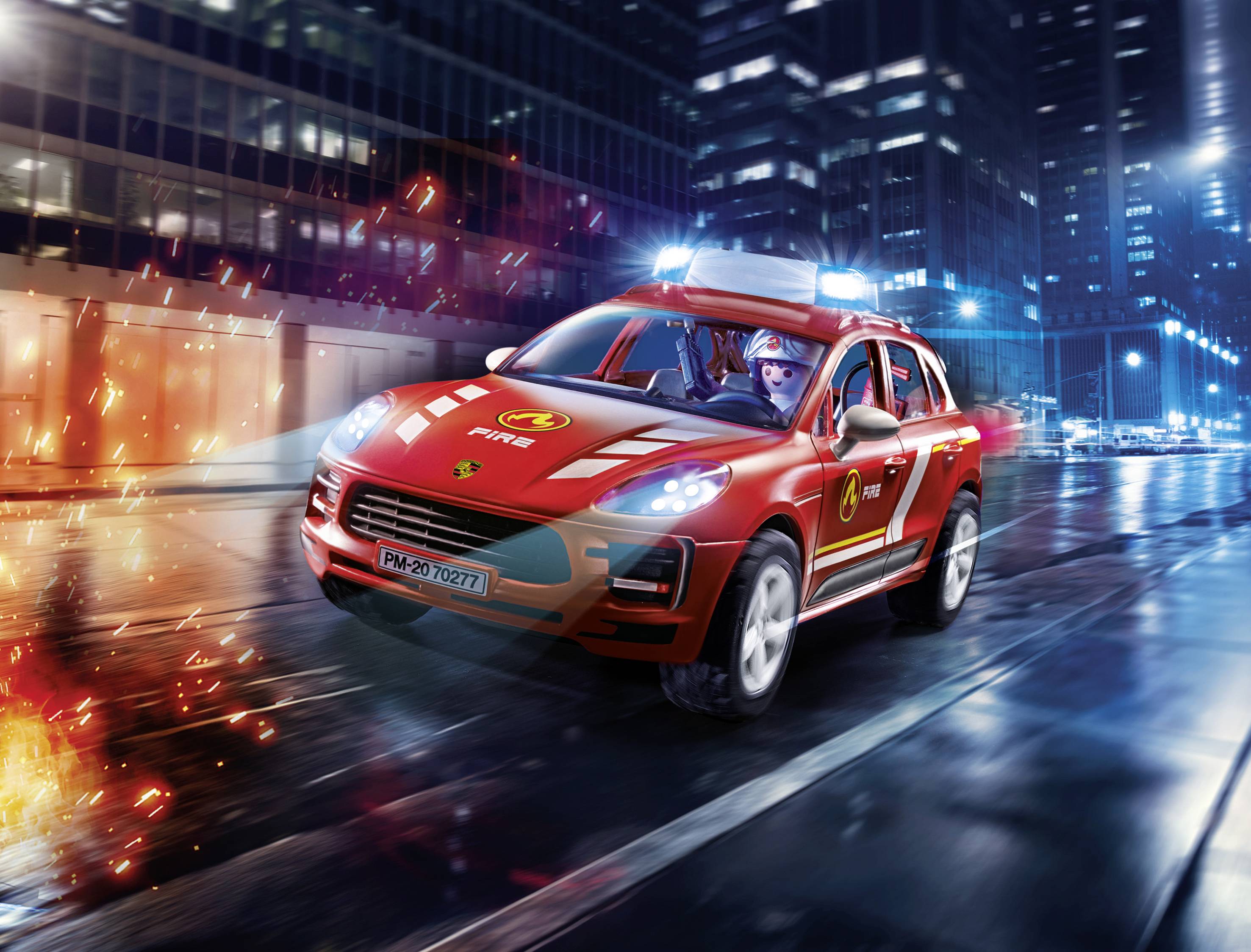 Playmobil® Porsche Porsche Macan S Feuerwehr 70277