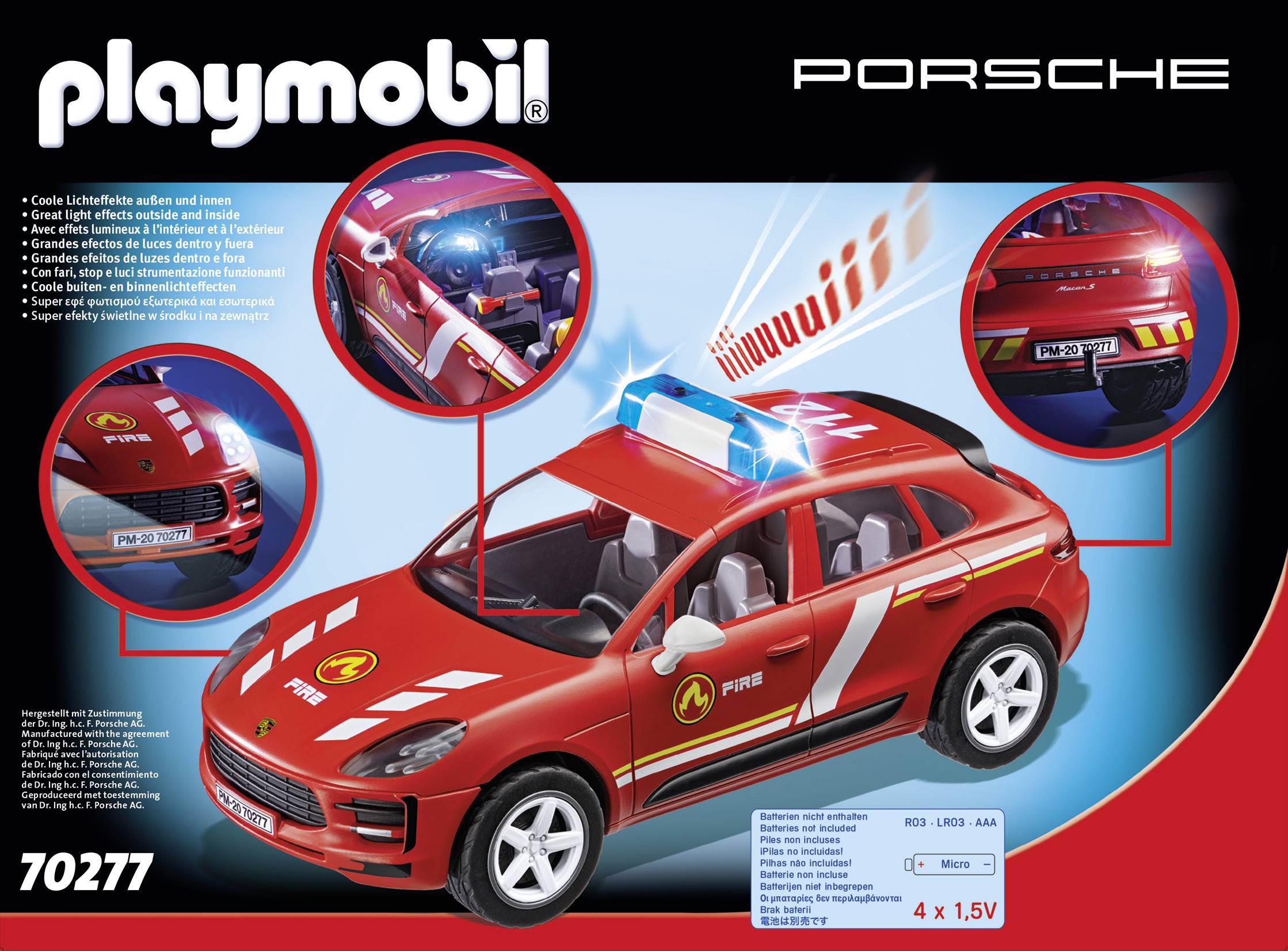 Playmobil® Porsche Porsche Macan S Feuerwehr 70277