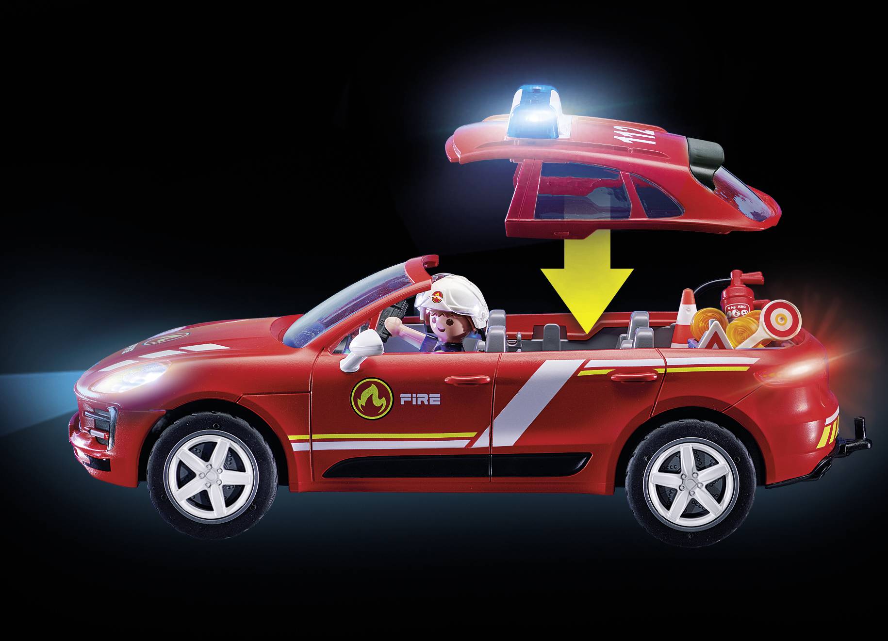 Playmobil® Porsche Porsche Macan S Feuerwehr 70277