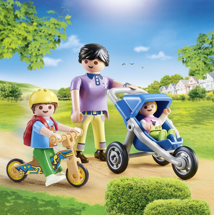 Playmobil® City Life Mama mit Kindern 70284