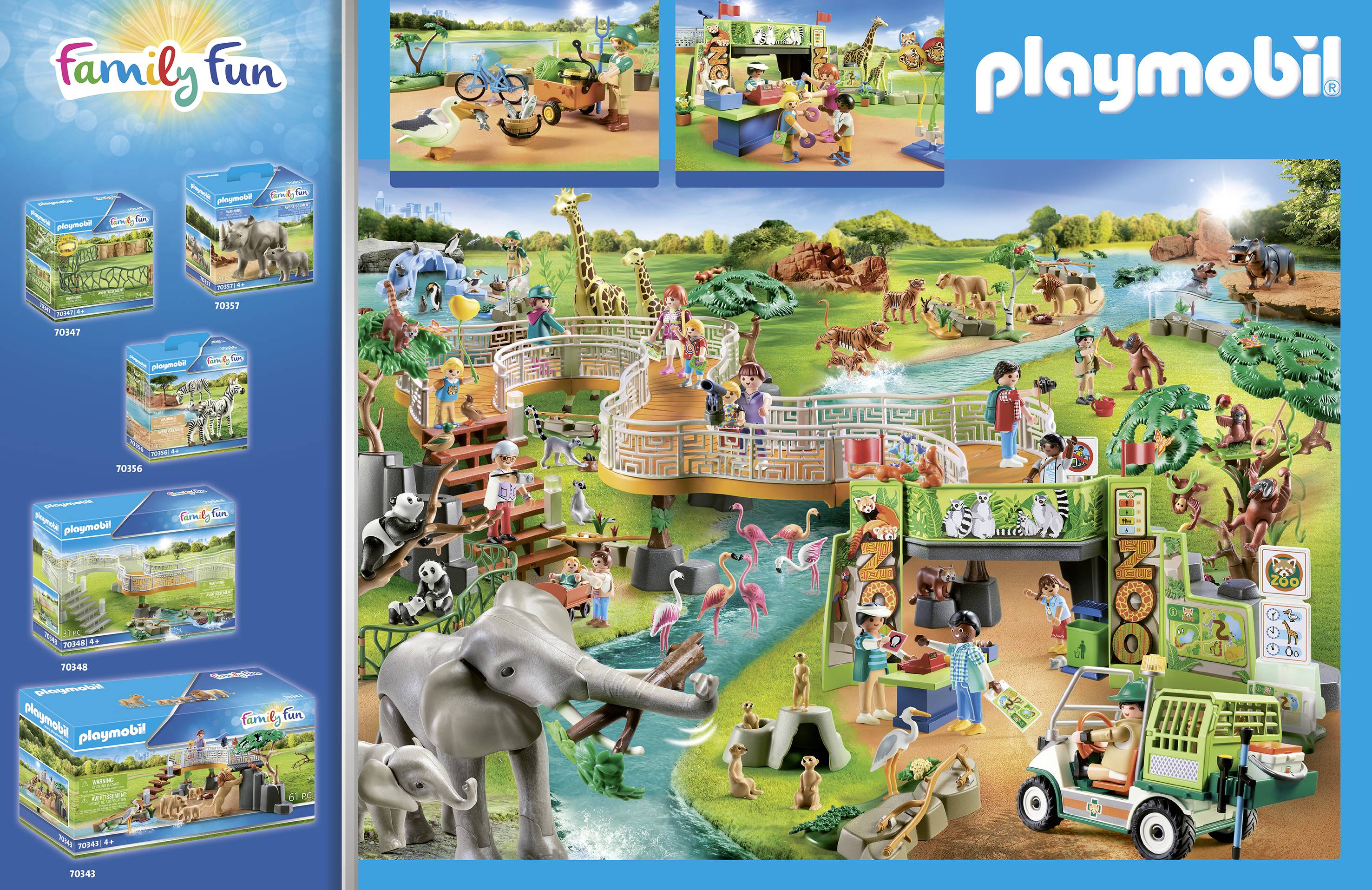 Playmobil® Family Fun Mein großer Erlebnis-Zoo 70341
