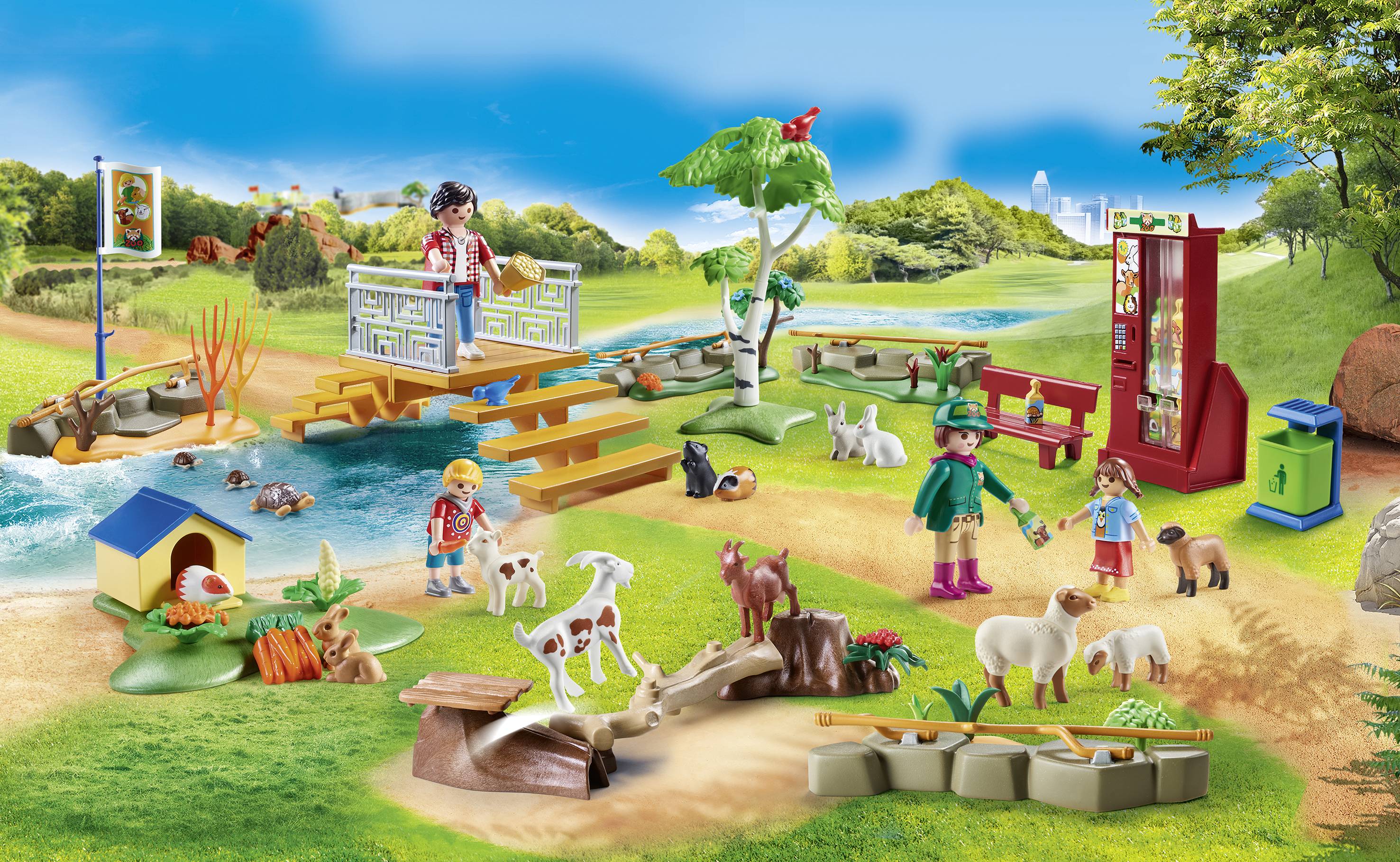 Playmobil® Family Fun Erlebnis-Streichelzoo 70342