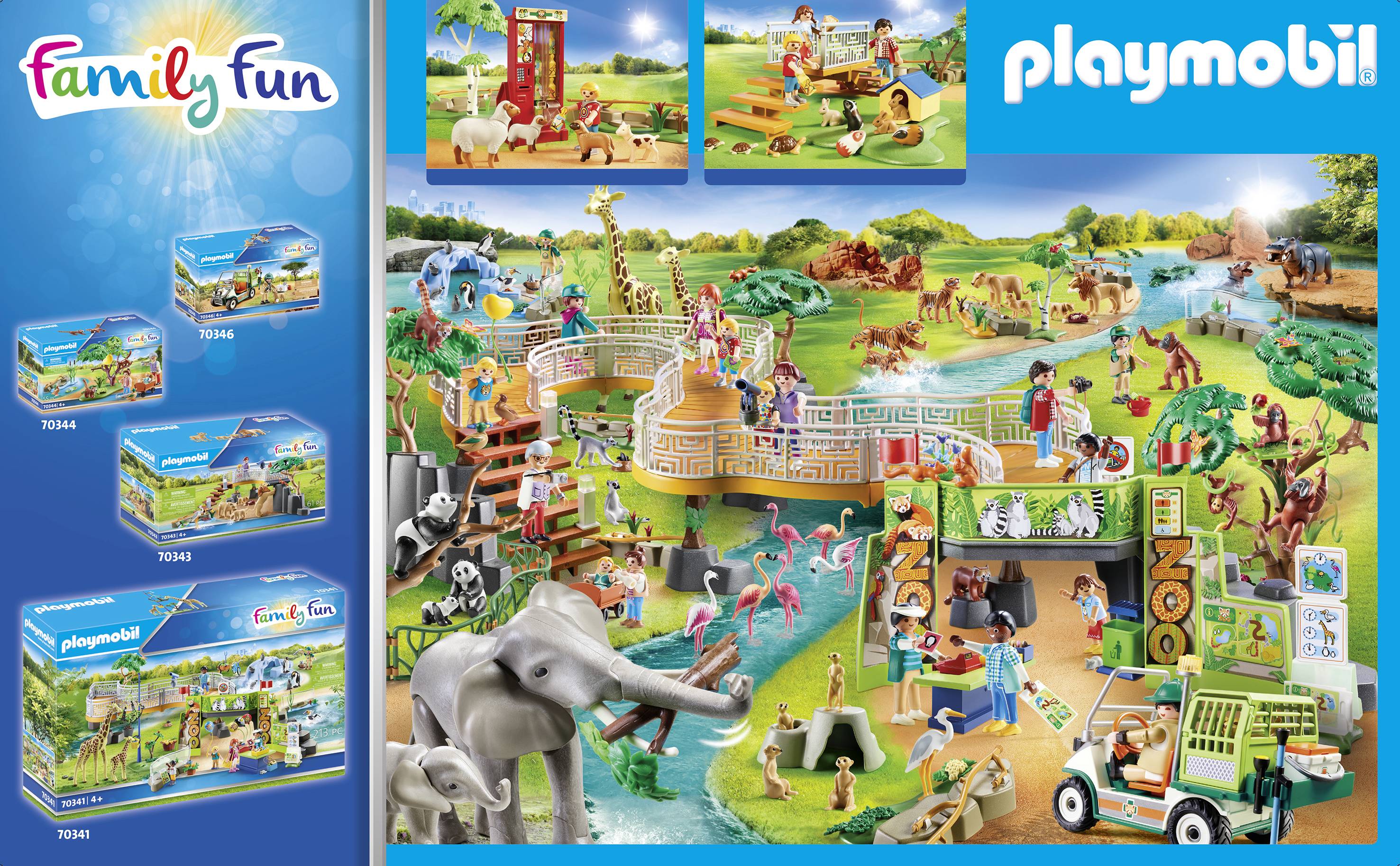 Playmobil® Family Fun Erlebnis-Streichelzoo 70342