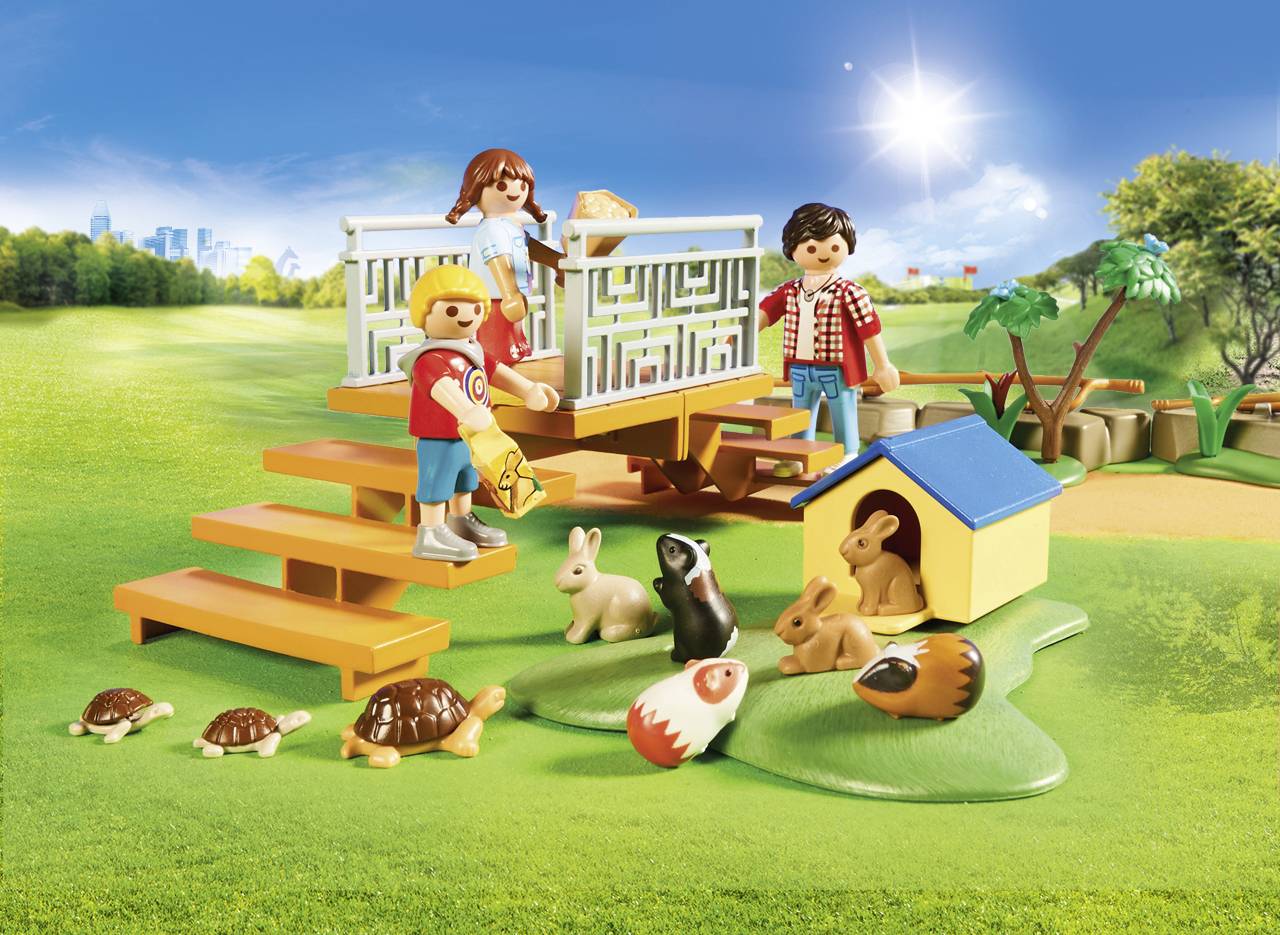 Playmobil® Family Fun Erlebnis-Streichelzoo 70342