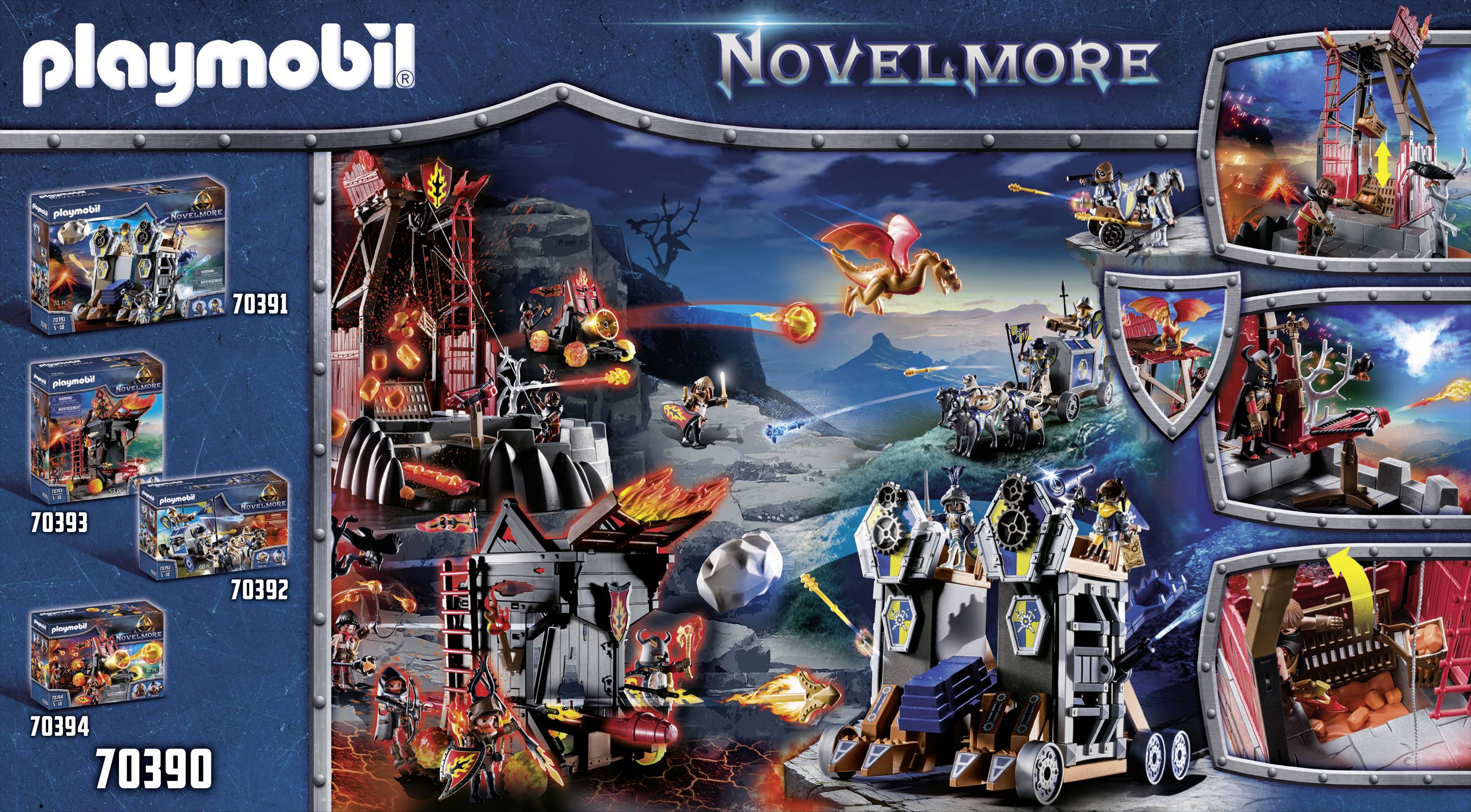 Playmobil® Novelmore Burnham Raiders Lavamine 70390