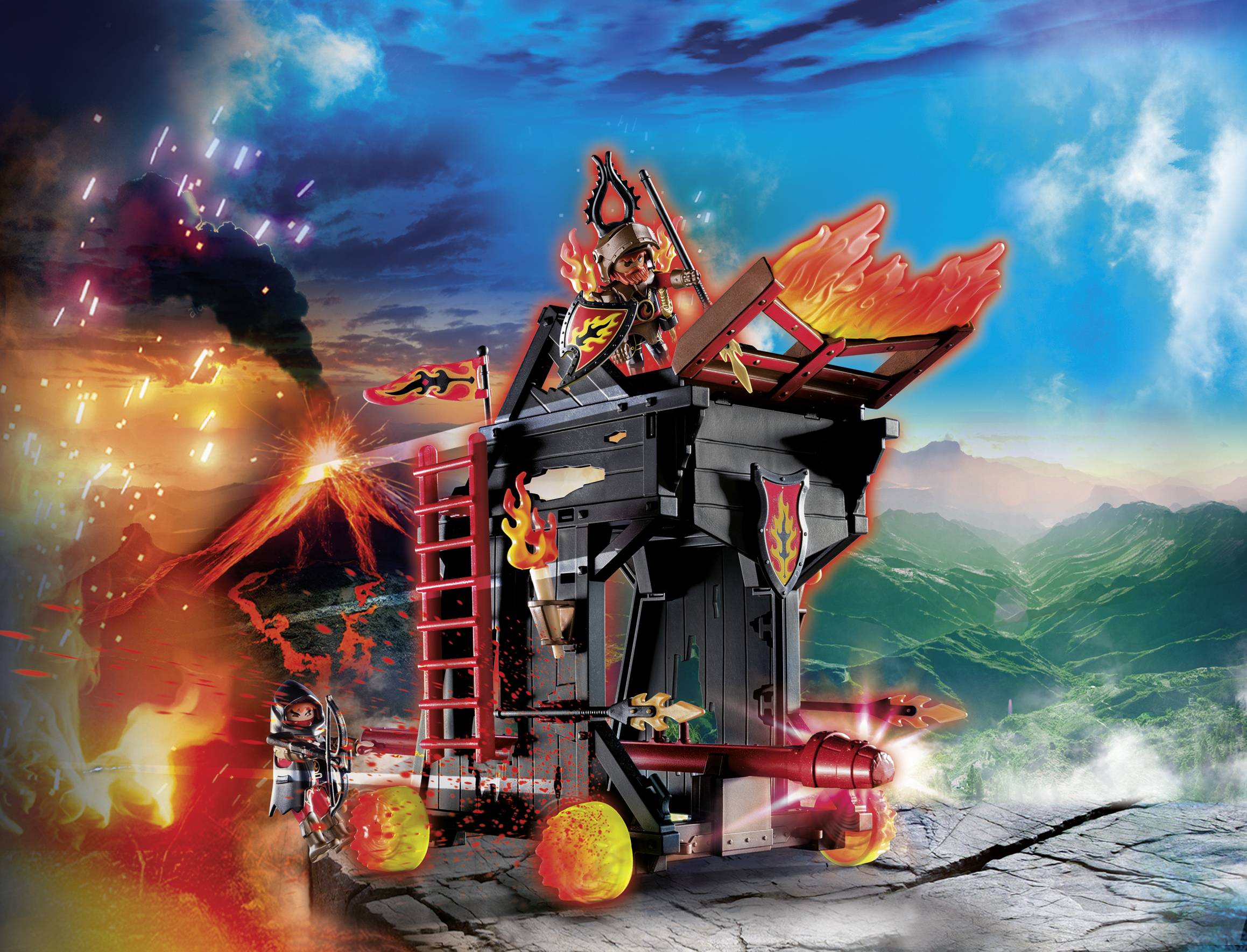 Playmobil® Novelmore Burnham Raiders Feuerrammbock 70393