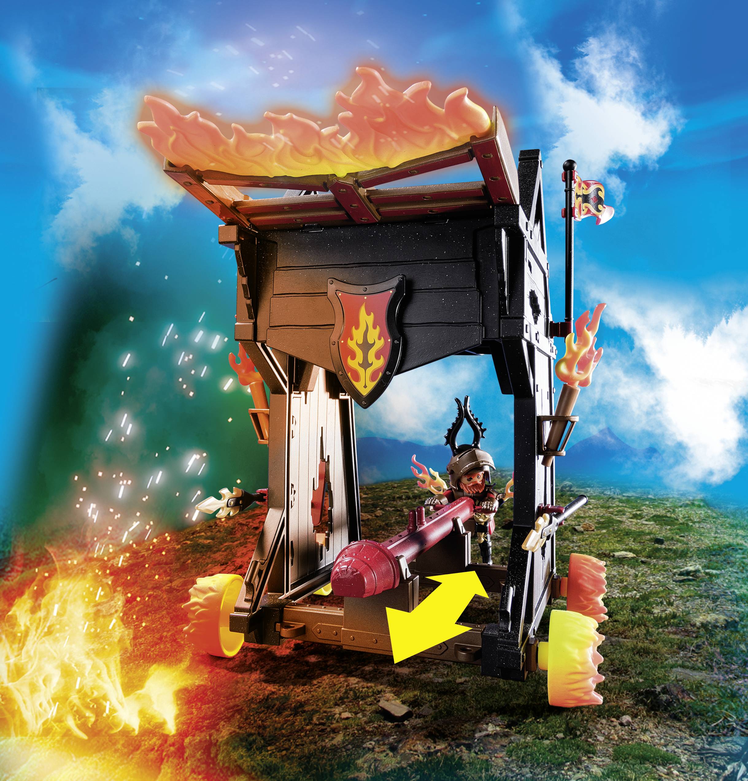 Playmobil® Novelmore Burnham Raiders Feuerrammbock 70393