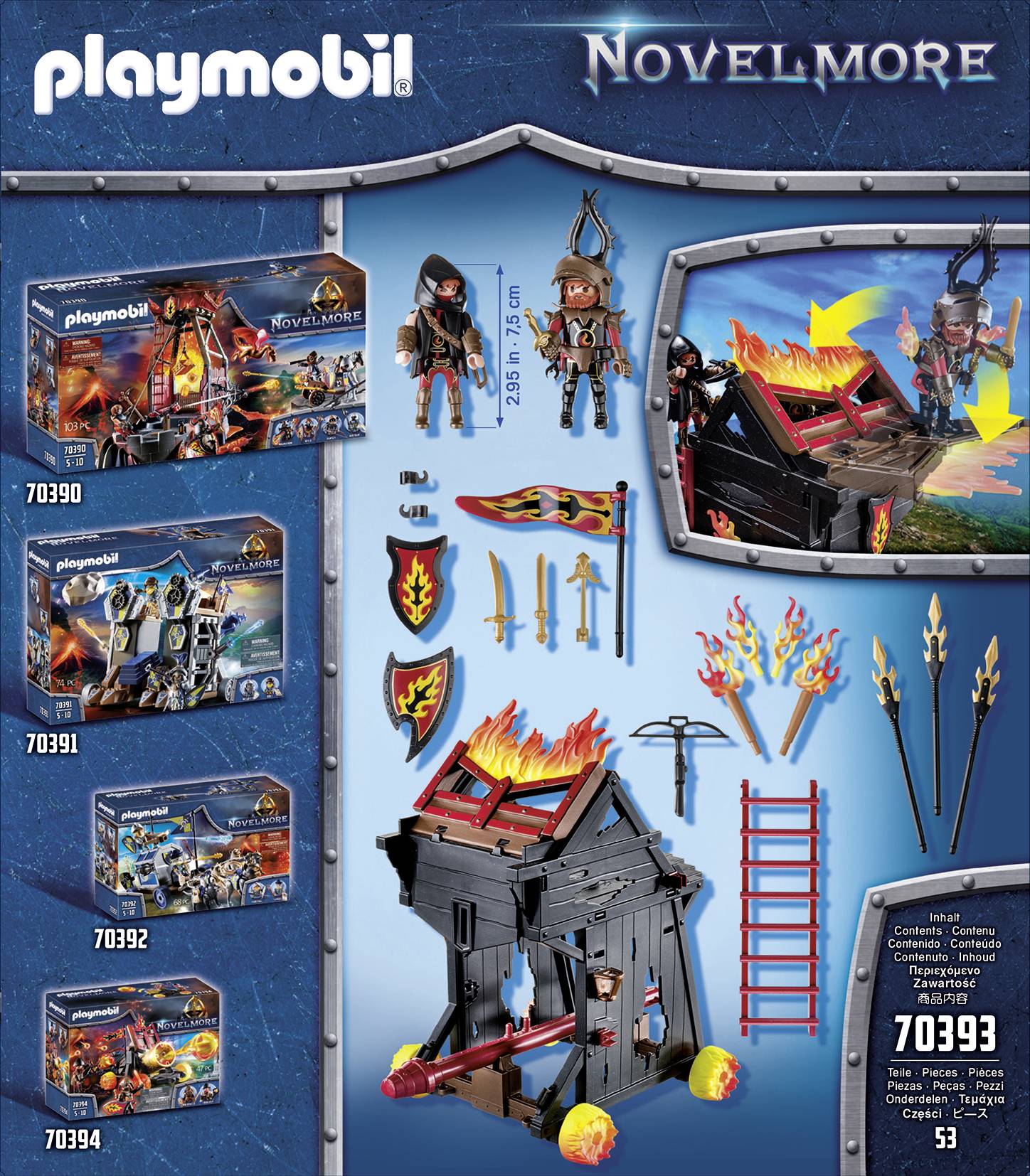 Playmobil® Novelmore Burnham Raiders Feuerrammbock 70393