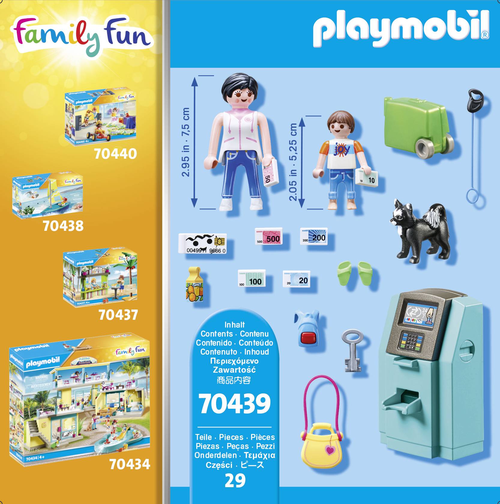 Playmobil® Freizeit Urlauber mit Geldautomat 70439