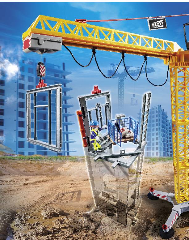 Playmobil® City Action RC-Baukran mit Bauteil 70441