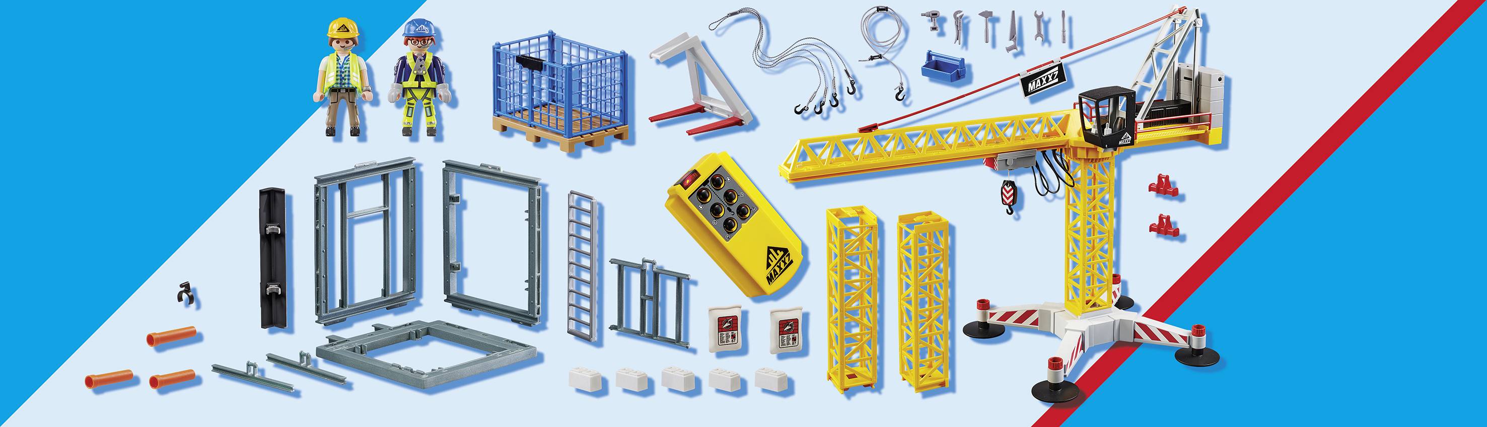 Playmobil® City Action RC-Baukran mit Bauteil 70441