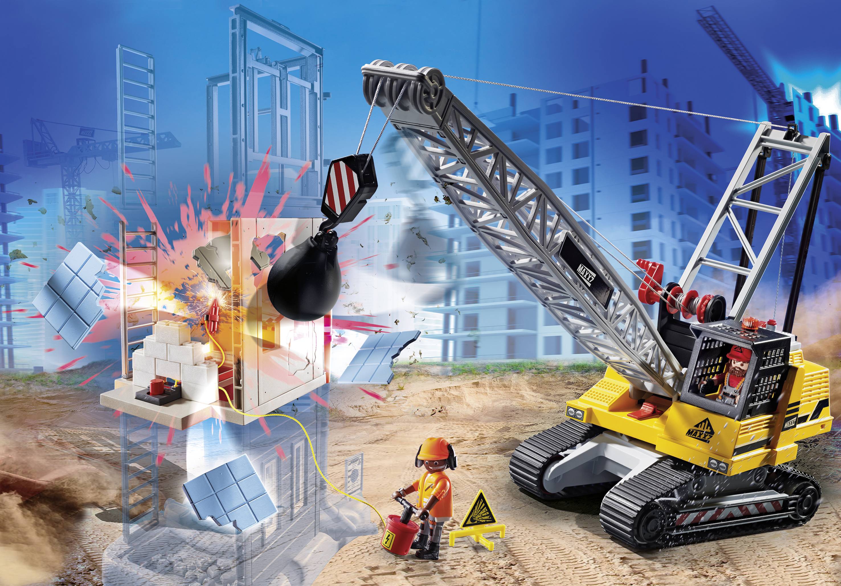 Playmobil® City Action Seilbagger mit Bauteil 70442
