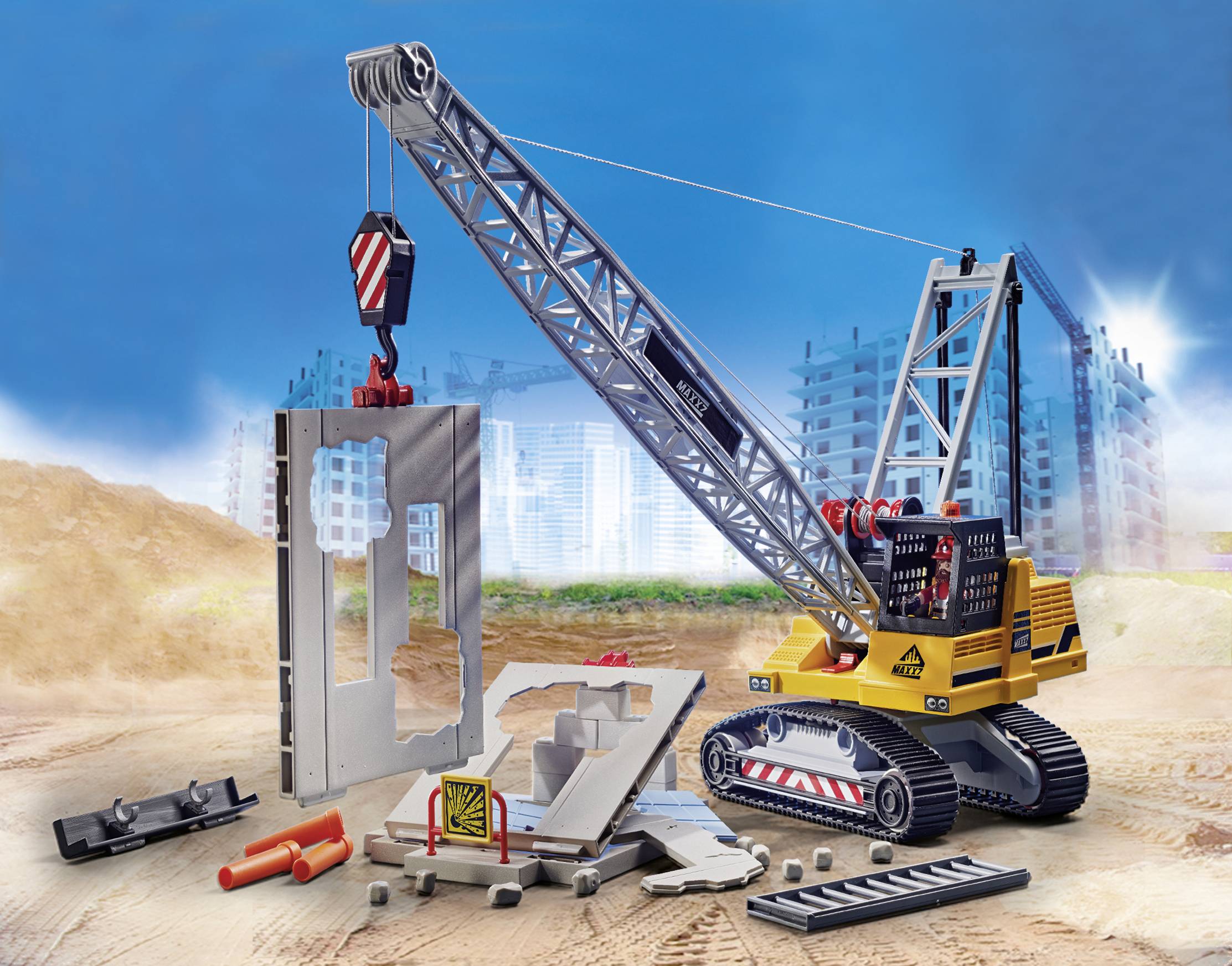 Playmobil® City Action Seilbagger mit Bauteil 70442