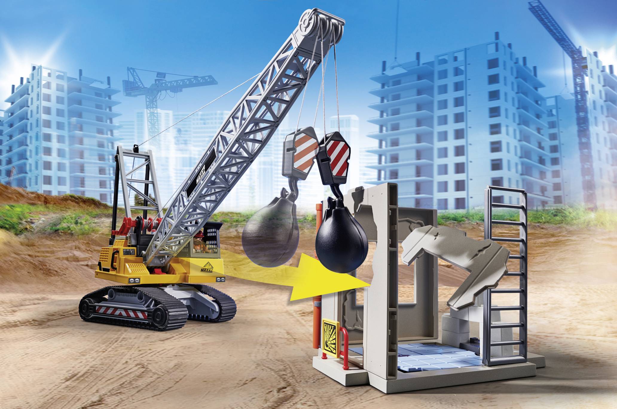 Playmobil® City Action Seilbagger mit Bauteil 70442