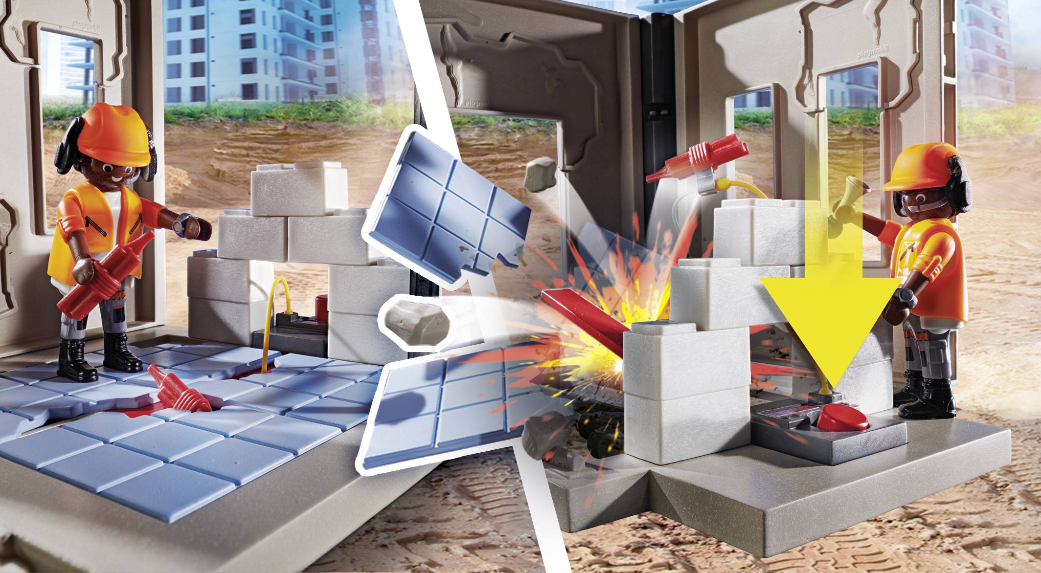 Playmobil® City Action Seilbagger mit Bauteil 70442