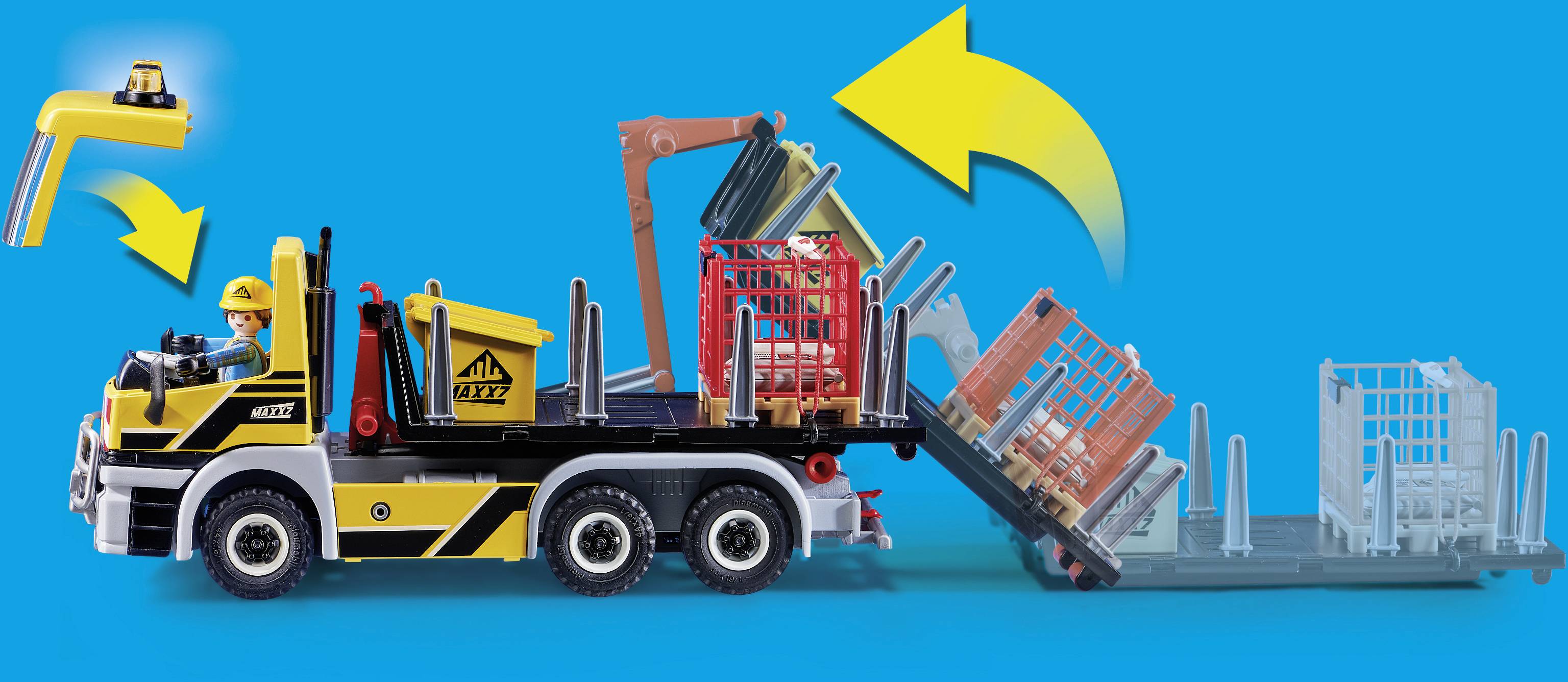 Playmobil® City Action LKW mit Wechselaufbau 70444