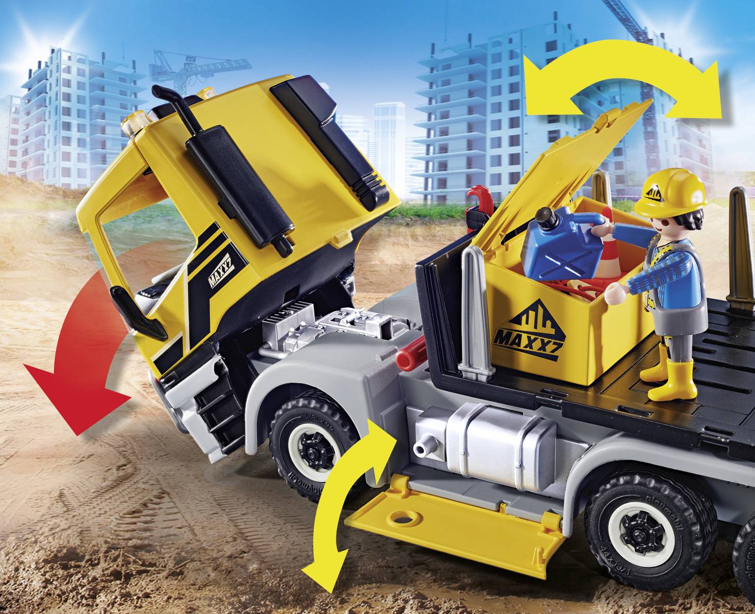 Playmobil® City Action LKW mit Wechselaufbau 70444