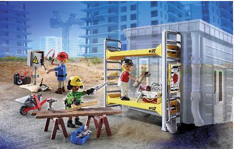 Playmobil® City Action Baugerüst mit Handwerkern 70446