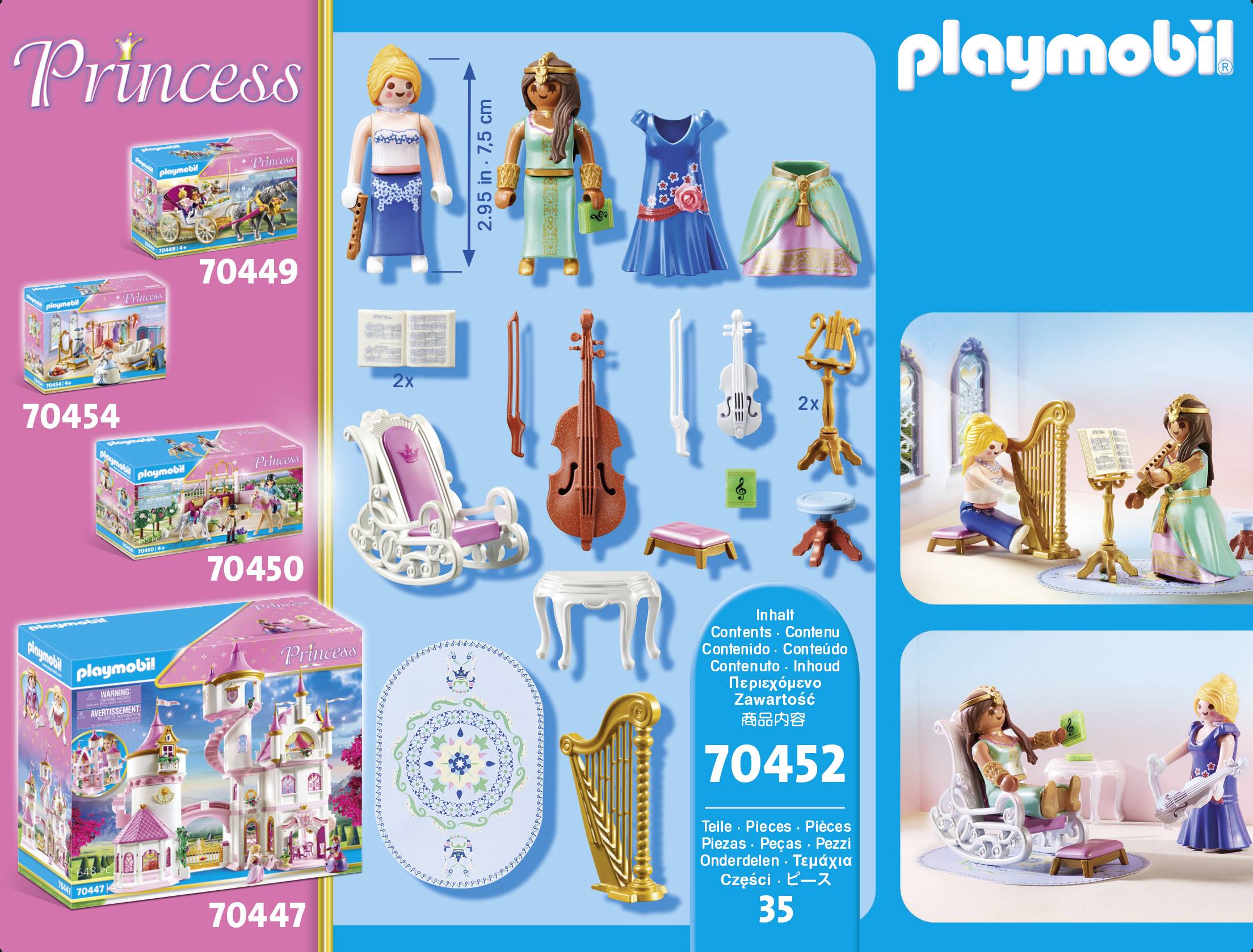 Playmobil® Princess Musikzimmer 70452