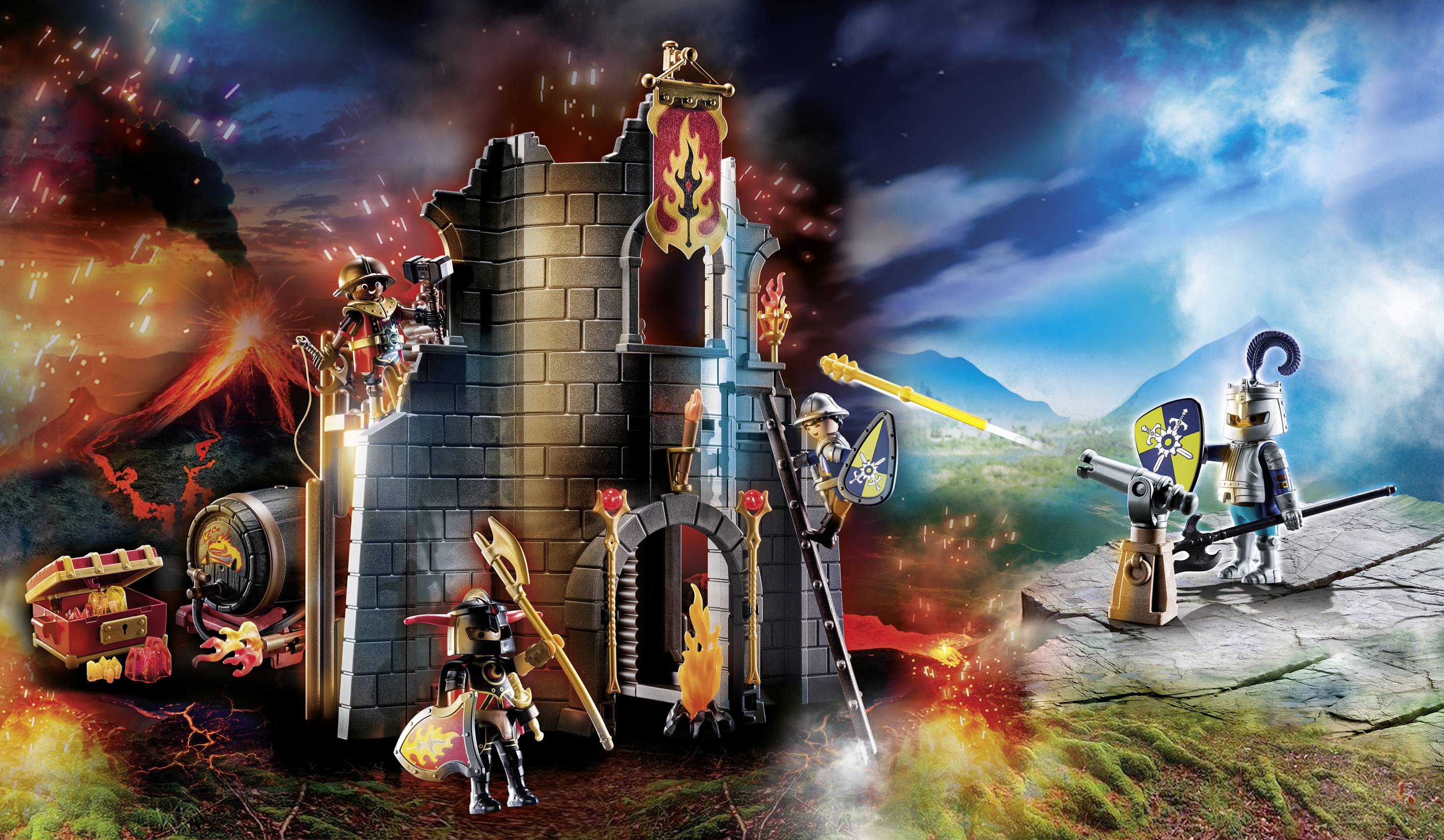 Playmobil® Novelmore Burnham Raiders Feuerruine 70539