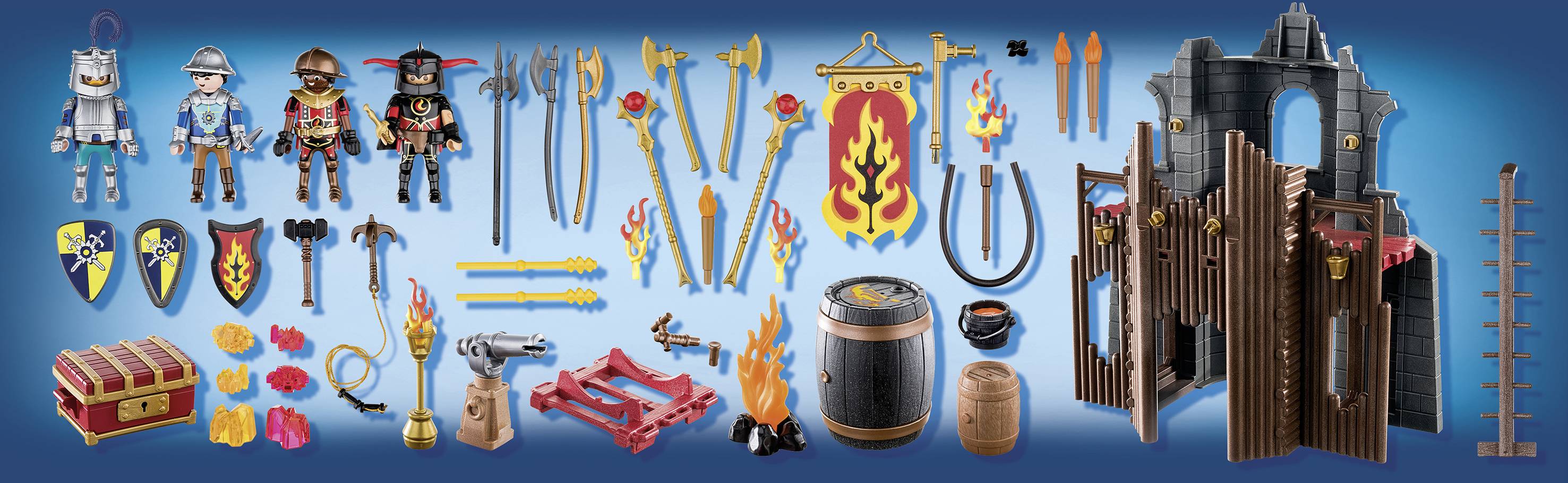 Playmobil® Novelmore Burnham Raiders Feuerruine 70539