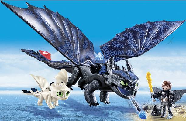 Playmobil® Dragons Ohnezahn und Hicks mit Babydrachen 70037