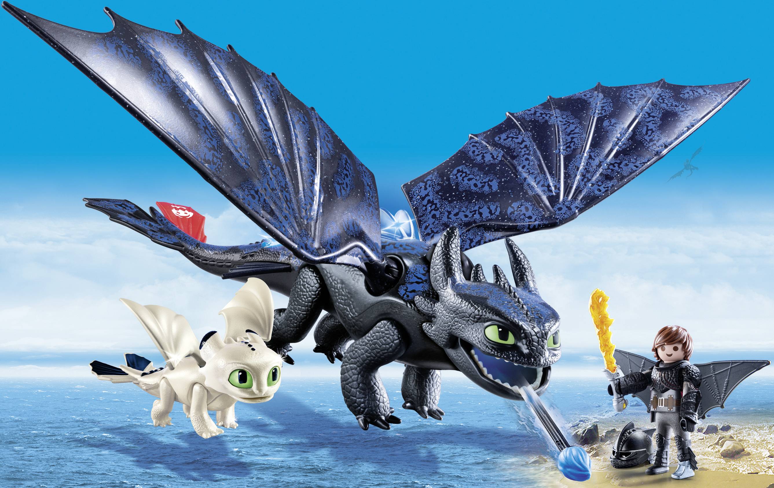 Playmobil® Dragons Ohnezahn und Hicks mit Babydrachen 70037