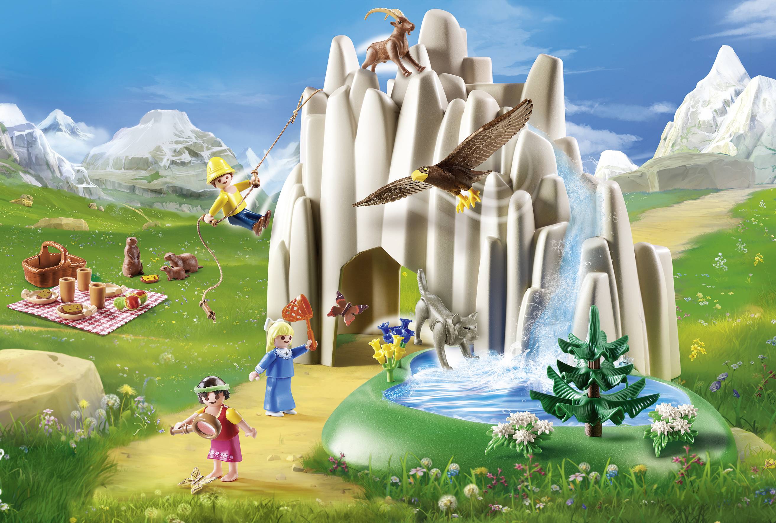 Playmobil® Heidi Am Kristallsee mit Heidi, Peter und Clara 70254