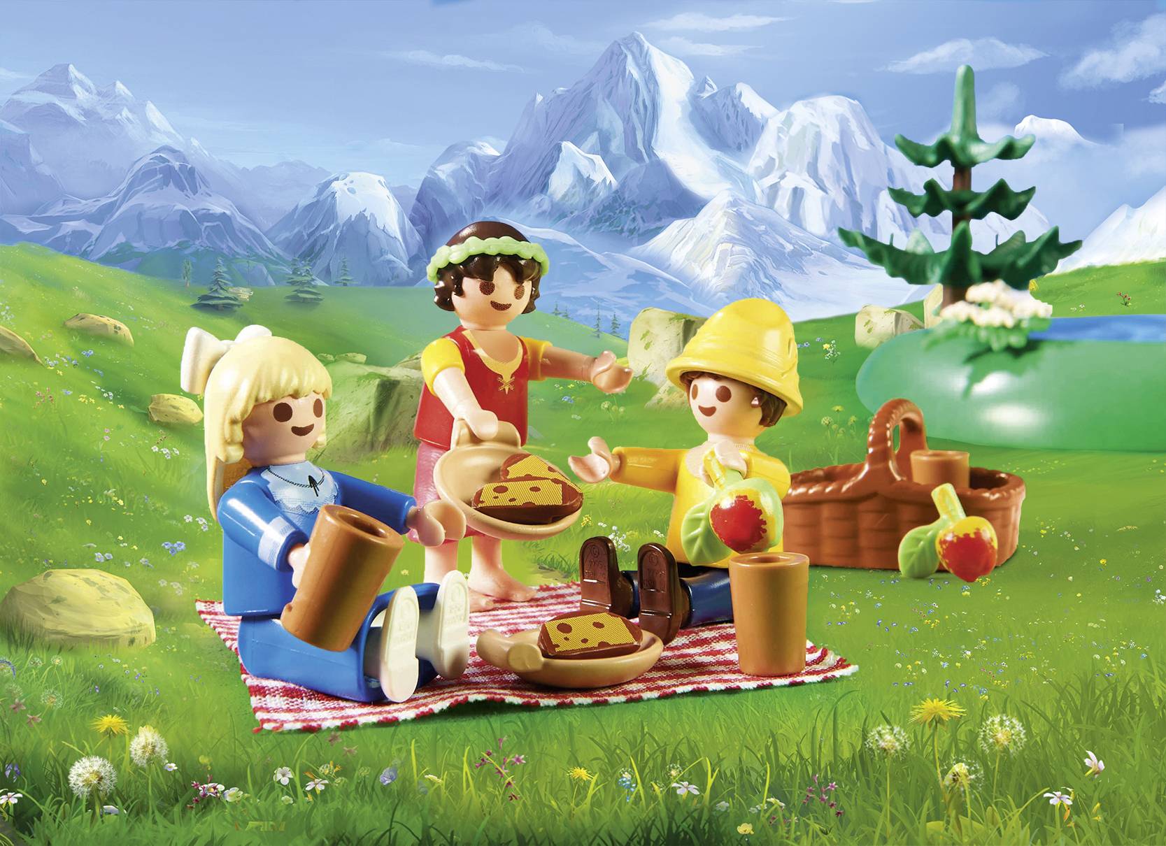 Playmobil® Heidi Am Kristallsee mit Heidi, Peter und Clara 70254