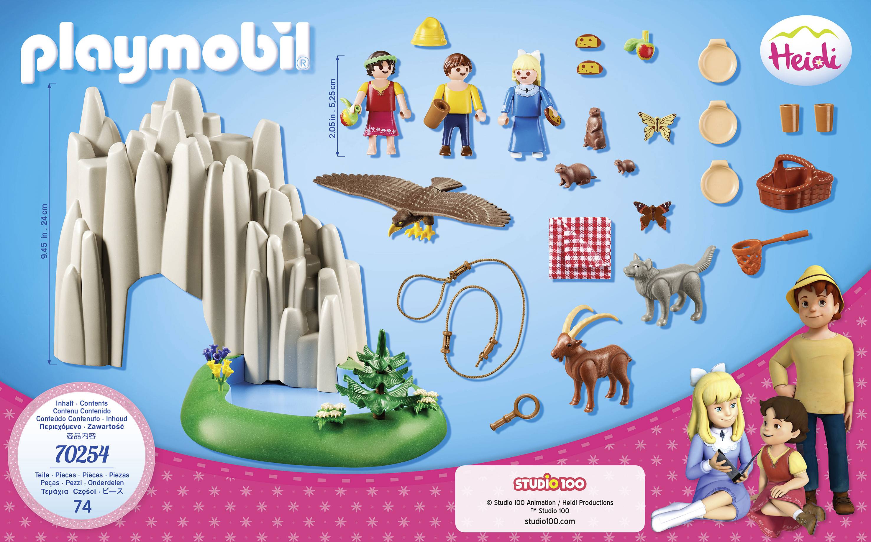 Playmobil® Heidi Am Kristallsee mit Heidi, Peter und Clara 70254