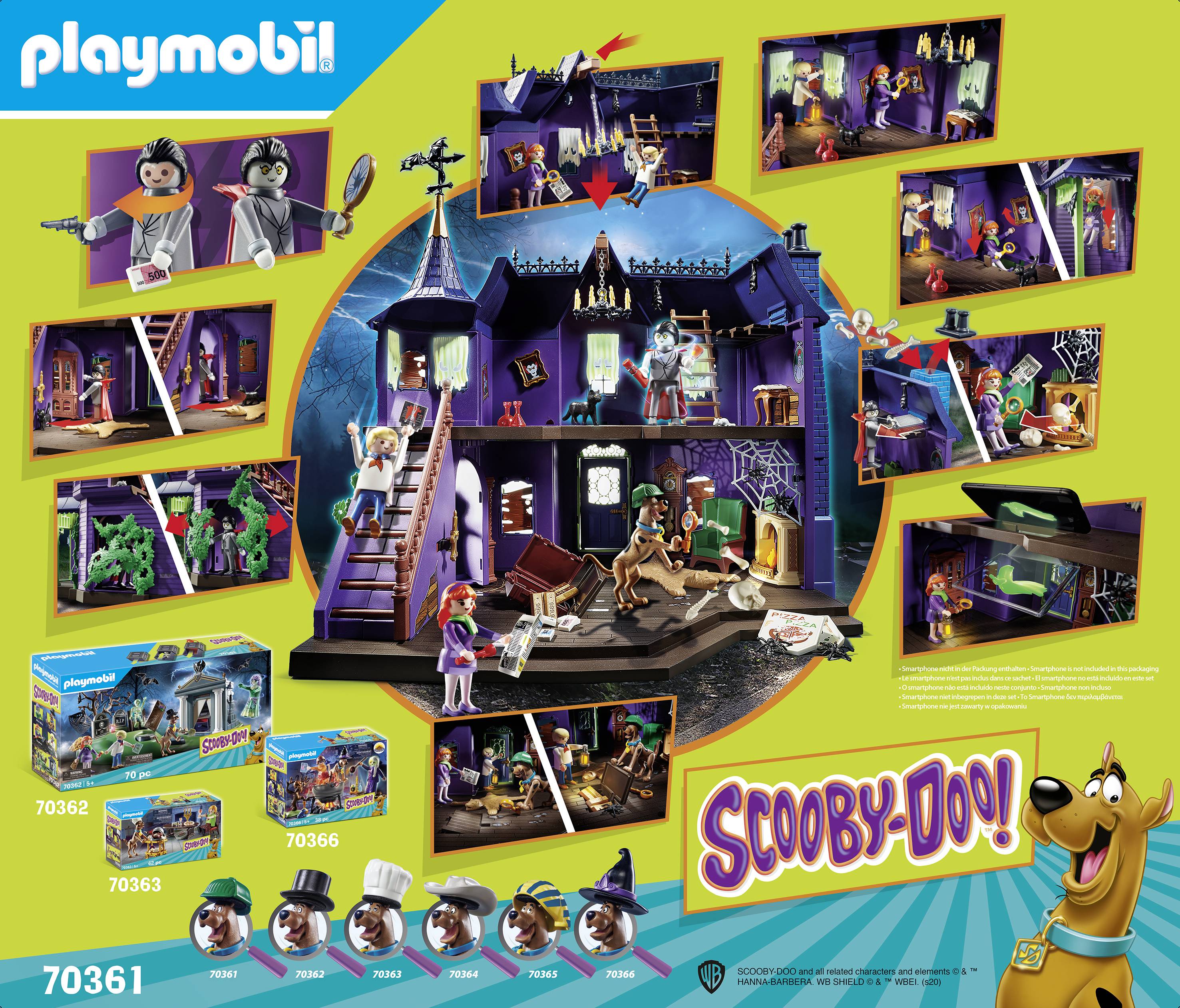 Playmobil® SCOOBY-DOO! SCOOBY-DOO! Abenteuer im Geisterhaus 70361