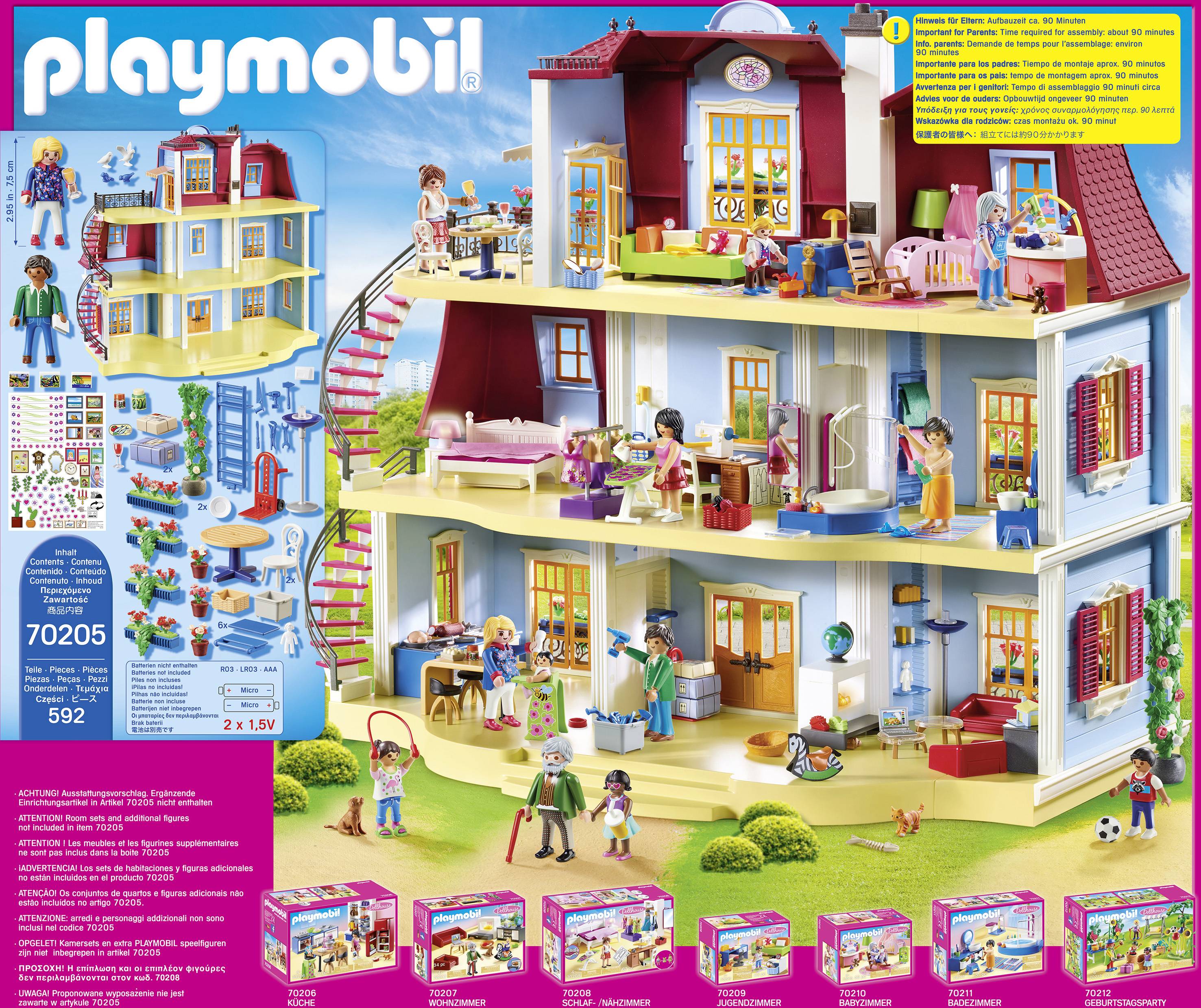 Playmobil® Dollhouse Mein Großes Puppenhaus 70205