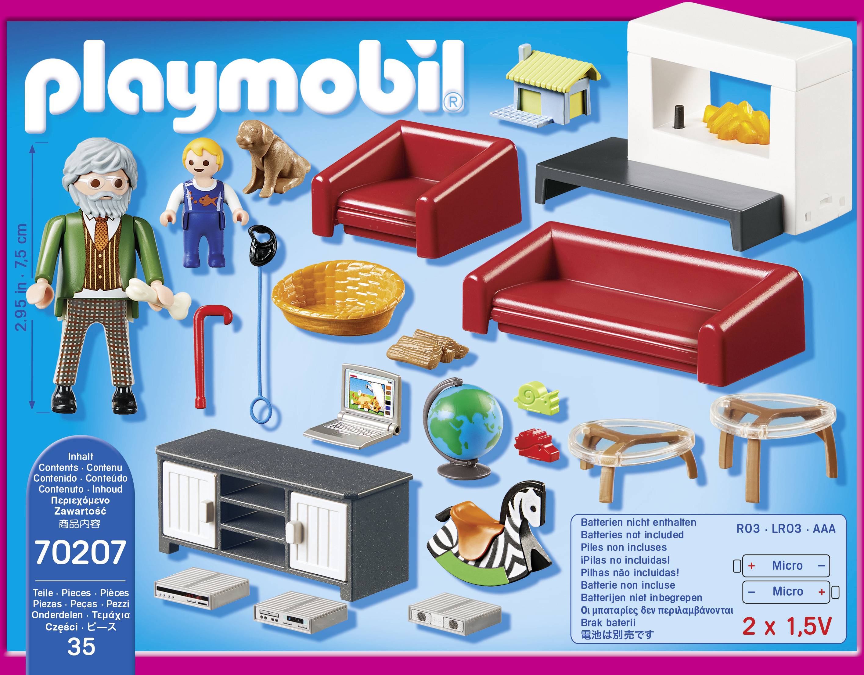 Playmobil® Dollhouse Gemütliches Wohnzimmer 70207