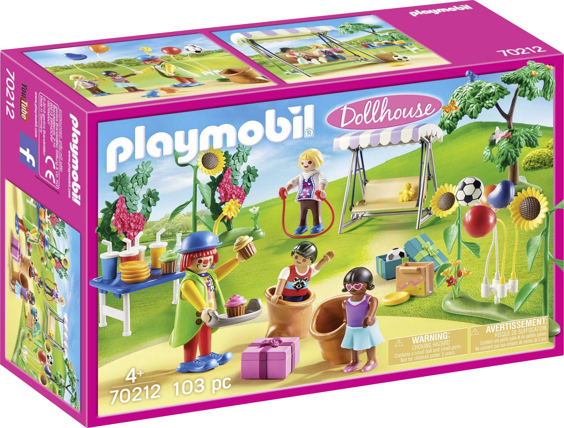 Playmobil® Dollhouse Kindergeburtstag mit Clown 70212