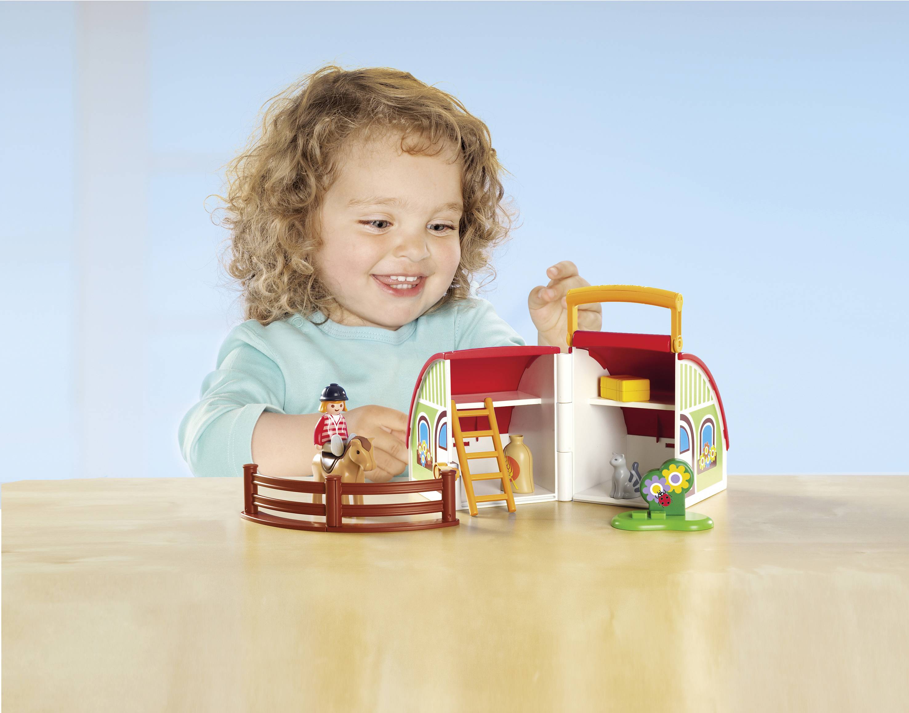 Playmobil® 123 Mein Mitnehm-Reiterhof 70180