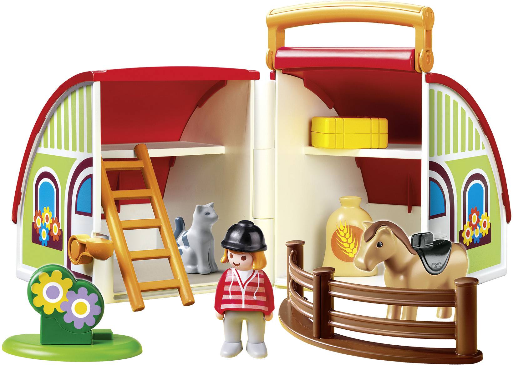 Playmobil® 123 Mein Mitnehm-Reiterhof 70180