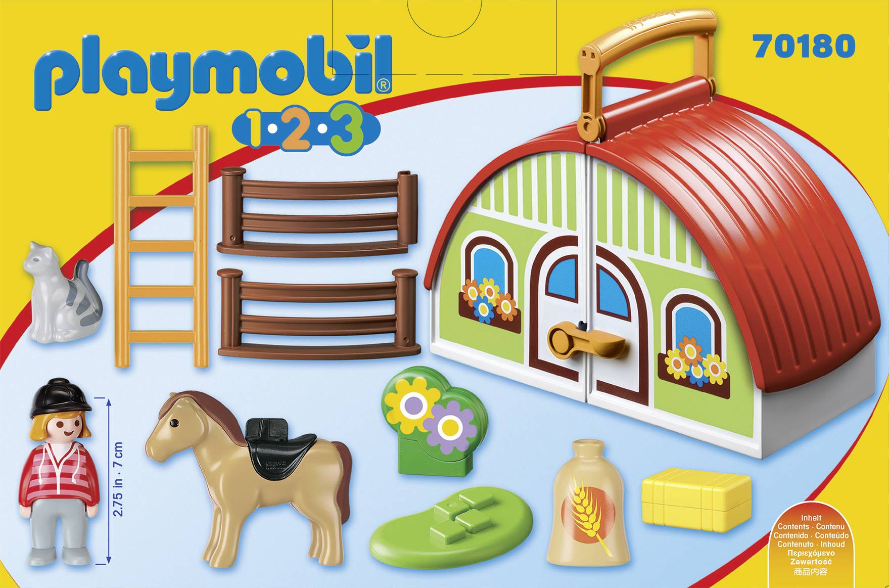 Playmobil® 123 Mein Mitnehm-Reiterhof 70180