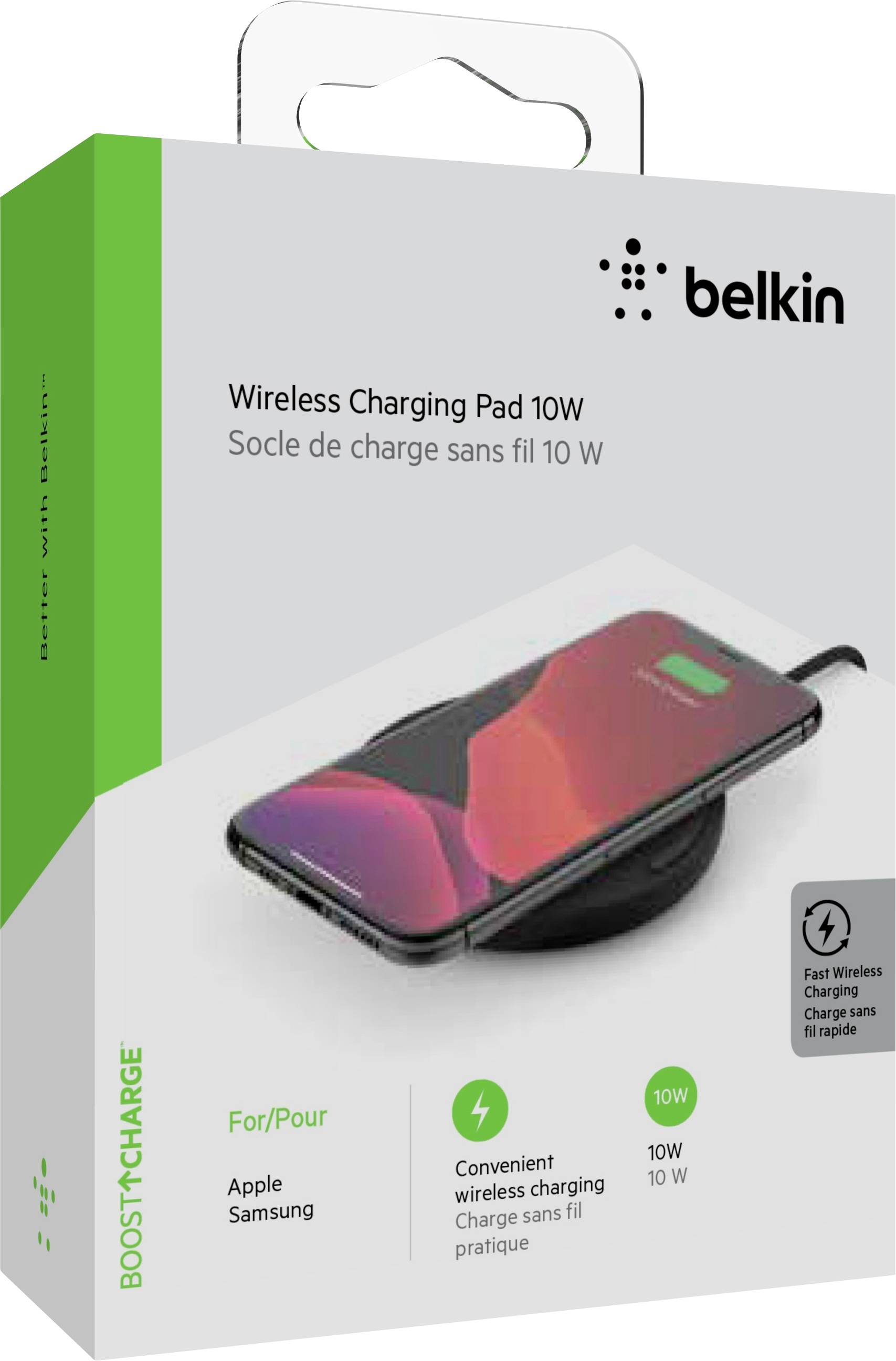 Belkin Induktions-Ladegerät WIA001vfBK WIA001 Schwarz