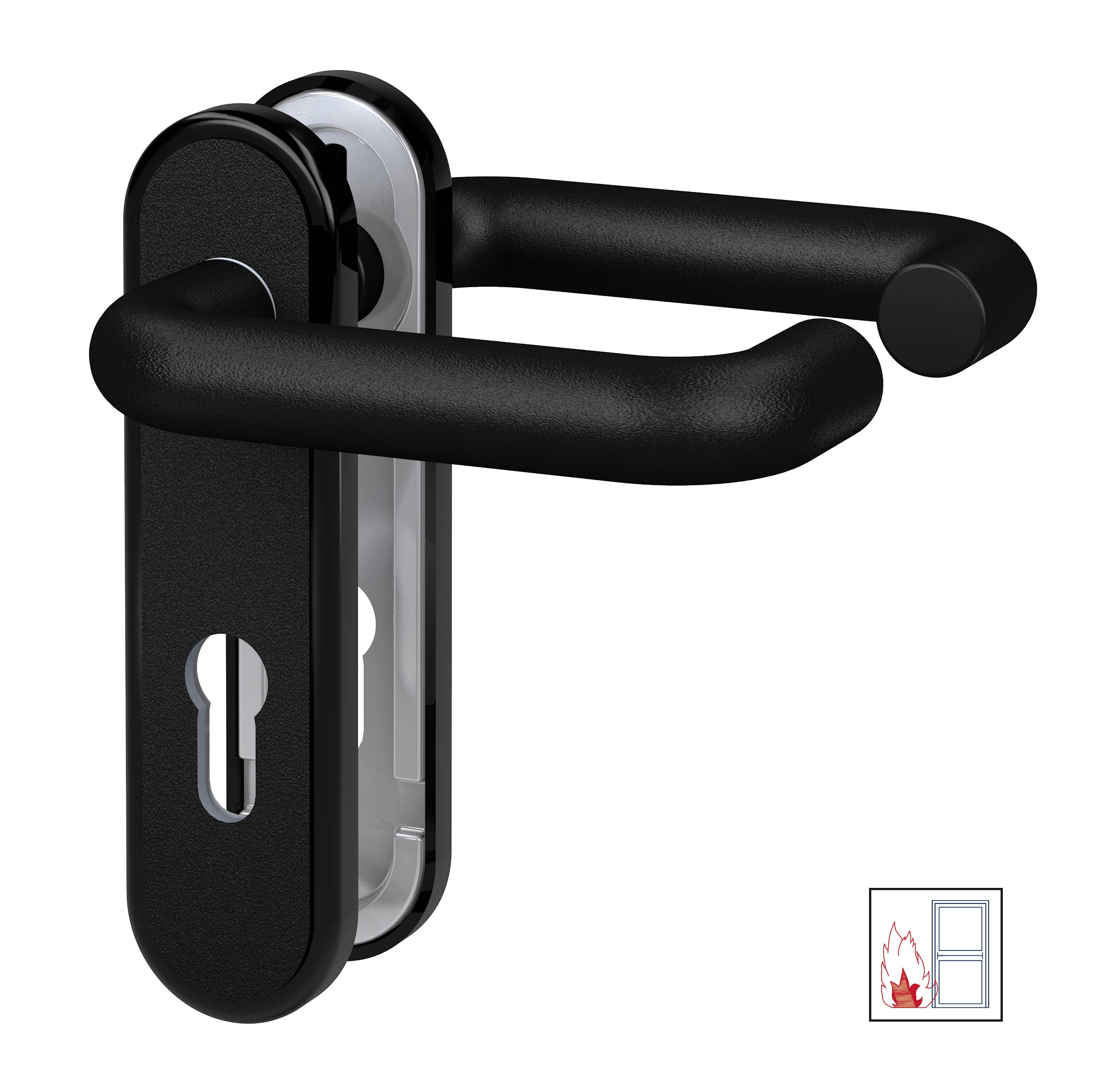 Basi 7529-0200 Drücker-Schutzbeschlag