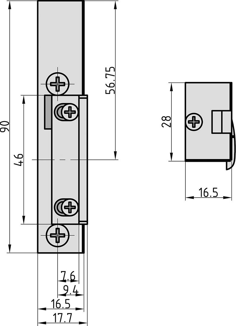 Basi 9200-0001 Elektrischer Türöffner mit Entriegelung