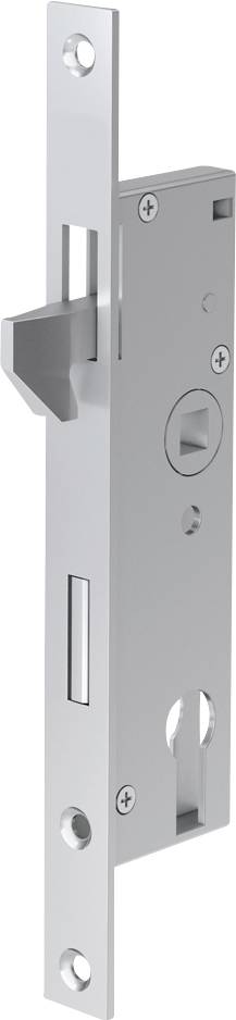 Basi 9880-4020 Einsteck-Riegelschloss Nickel